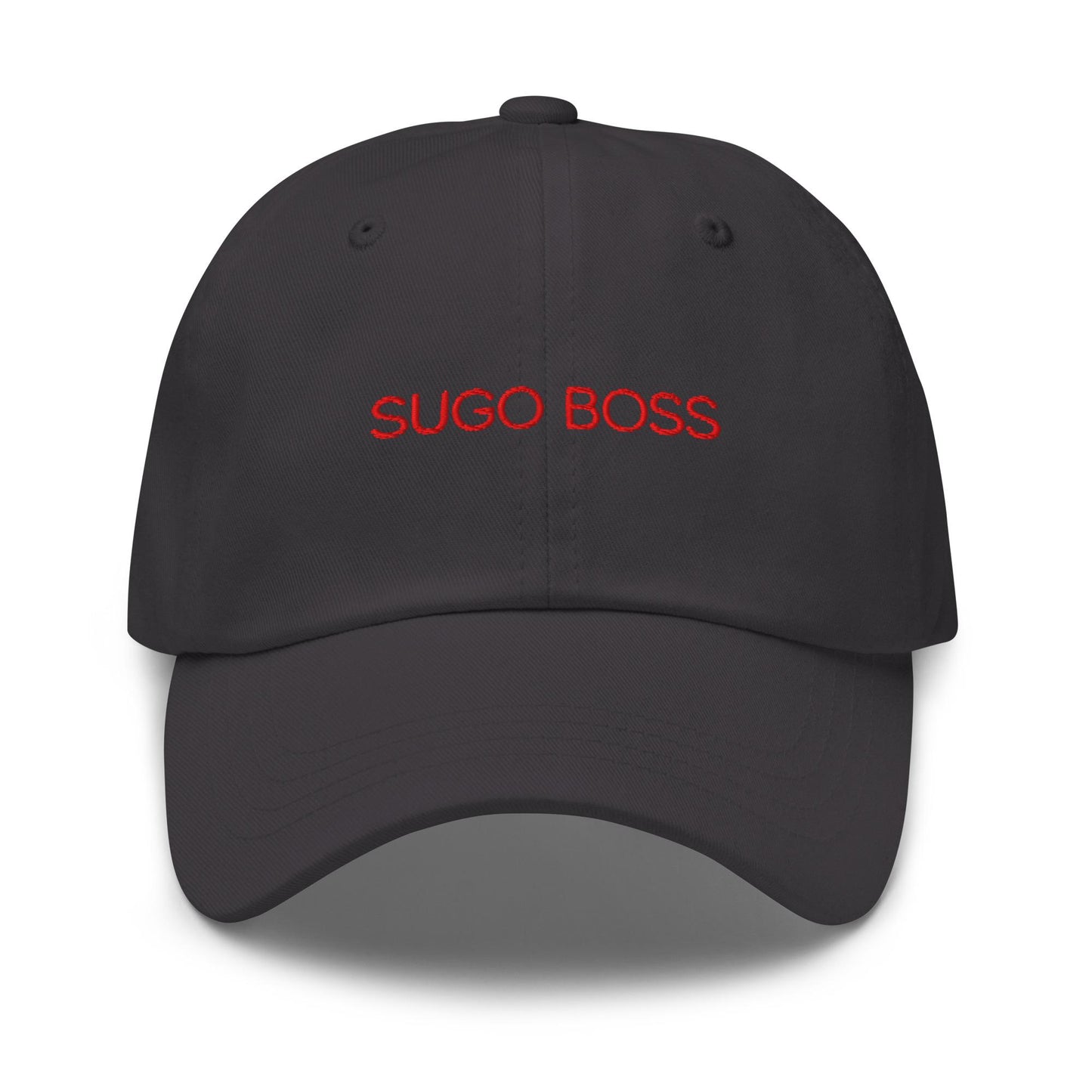 Sugo Boss – Embroidered Italian Red Sauce Dad Hat, Minimal Pasta Cap, Custom Thread Colors