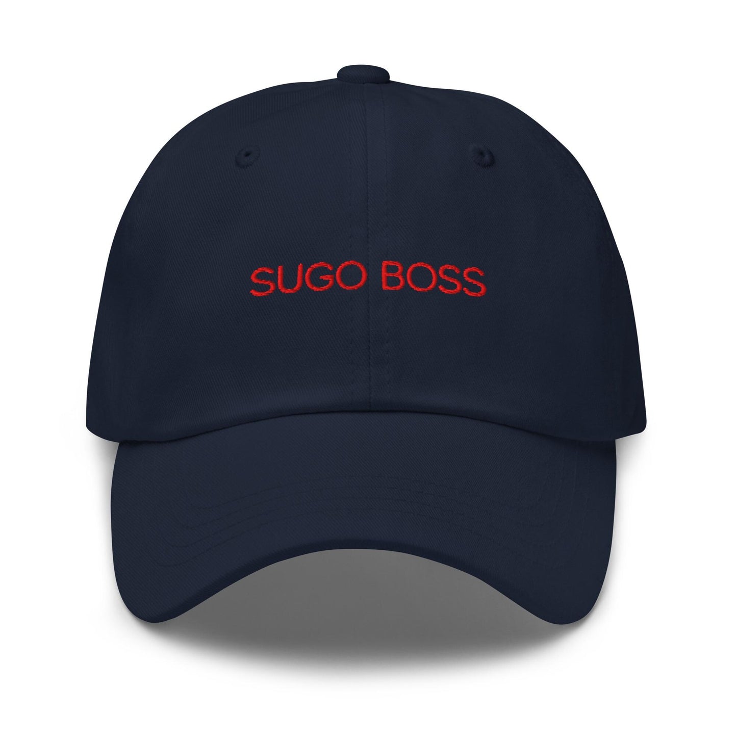 Sugo Boss – Embroidered Italian Red Sauce Dad Hat, Minimal Pasta Cap, Custom Thread Colors