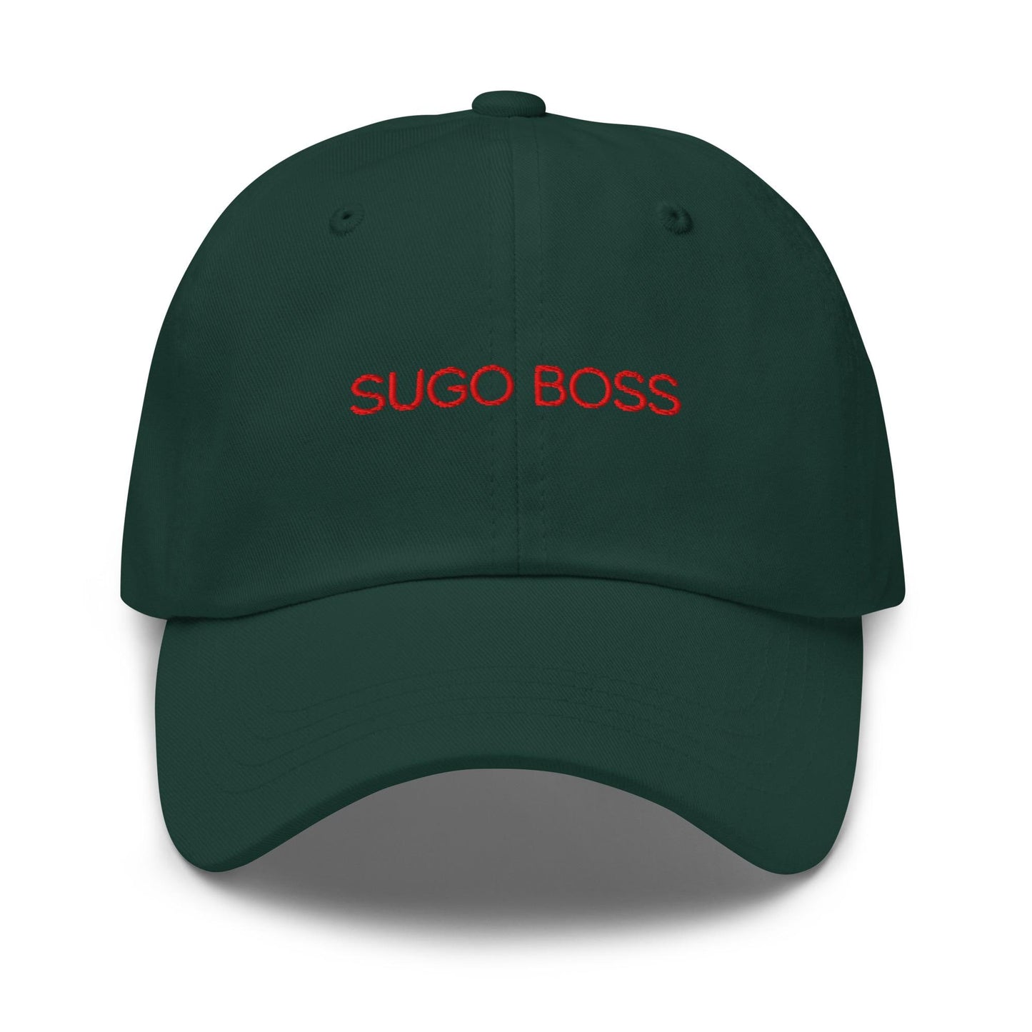 Sugo Boss – Embroidered Italian Red Sauce Dad Hat, Minimal Pasta Cap, Custom Thread Colors