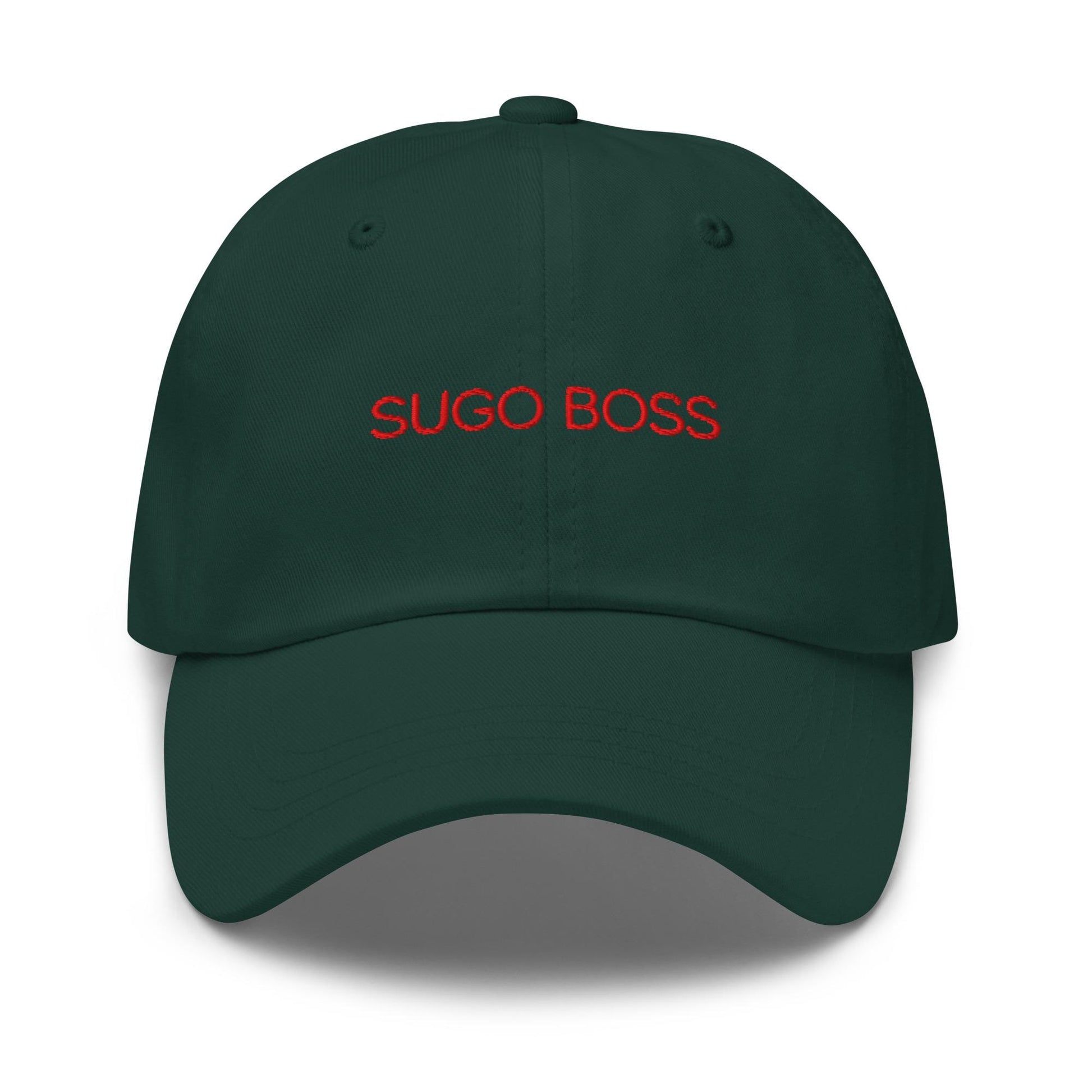Sugo Boss – Embroidered Italian Red Sauce Dad Hat, Minimal Pasta Cap, Custom Thread Colors