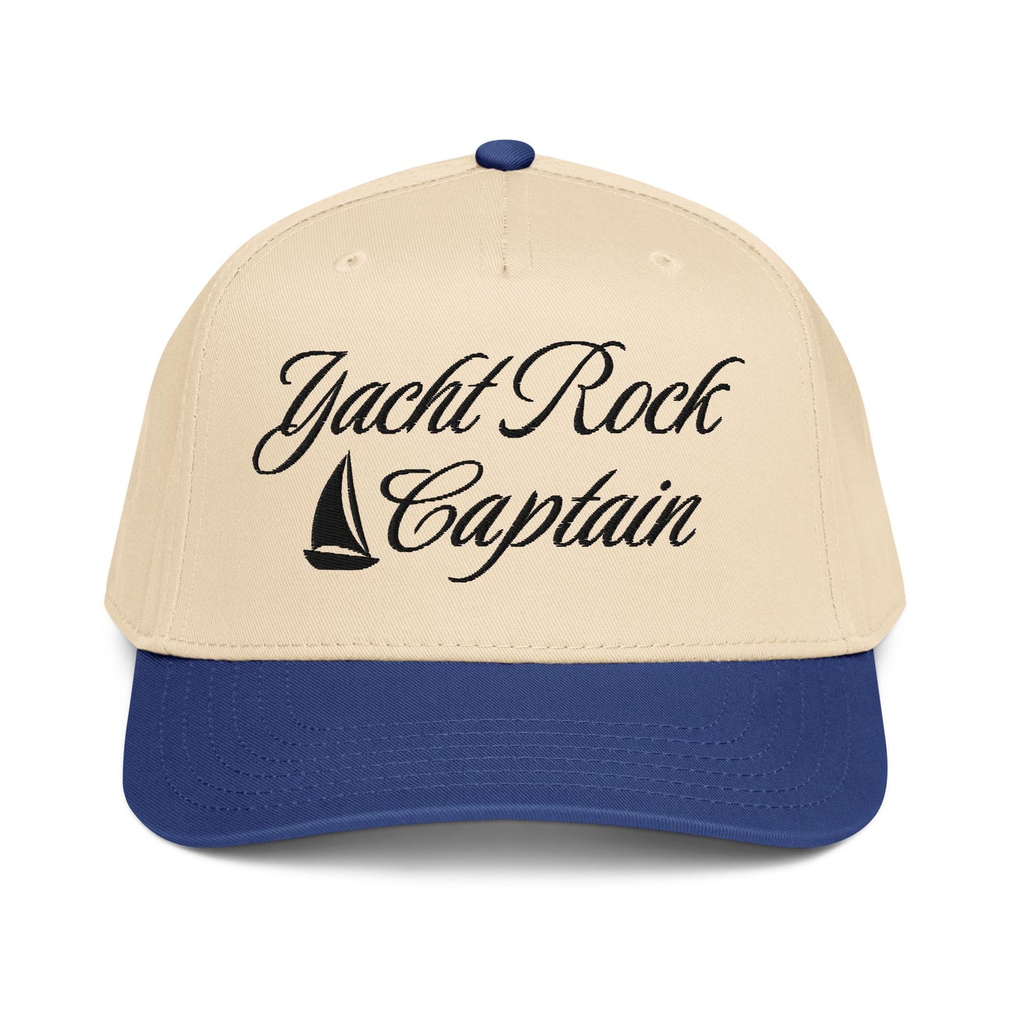 Yacht Rock Captain Two Tone Embroidered 5 Panel Snapback