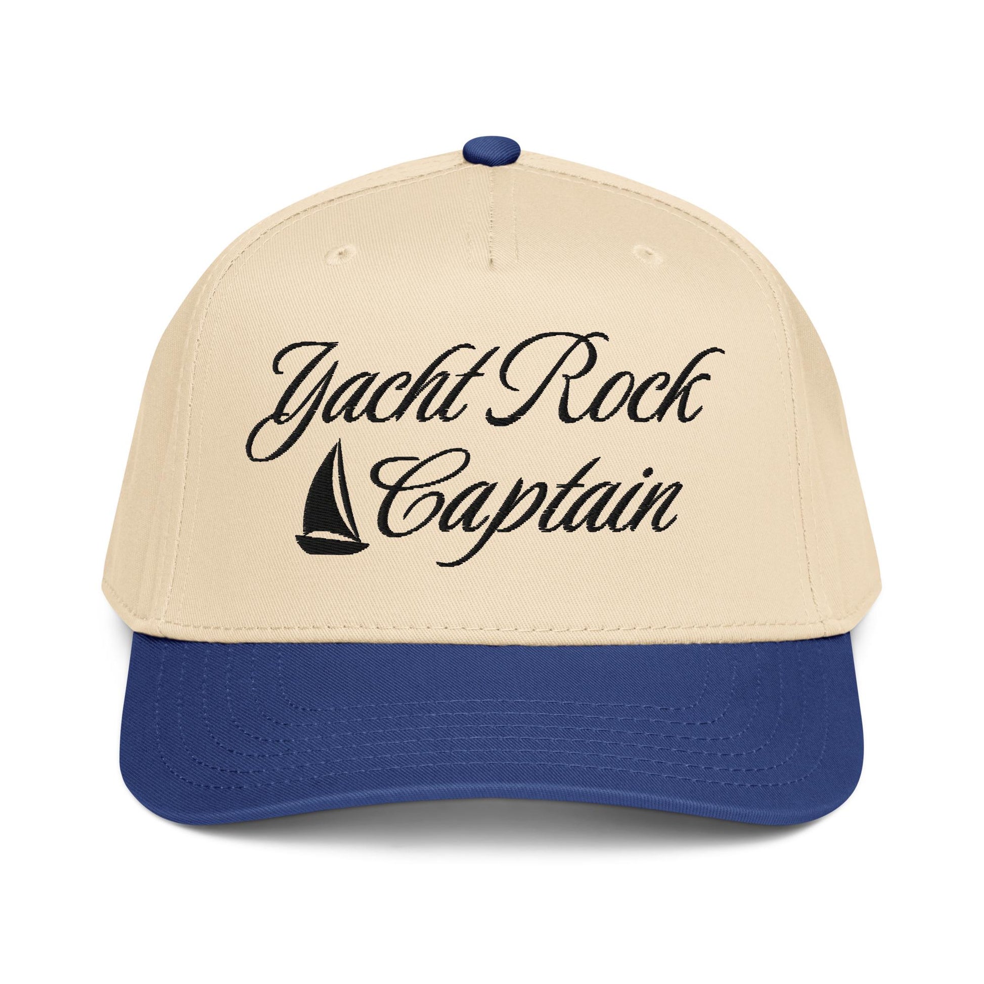 Yacht Rock Captain Two Tone Embroidered 5 Panel Snapback