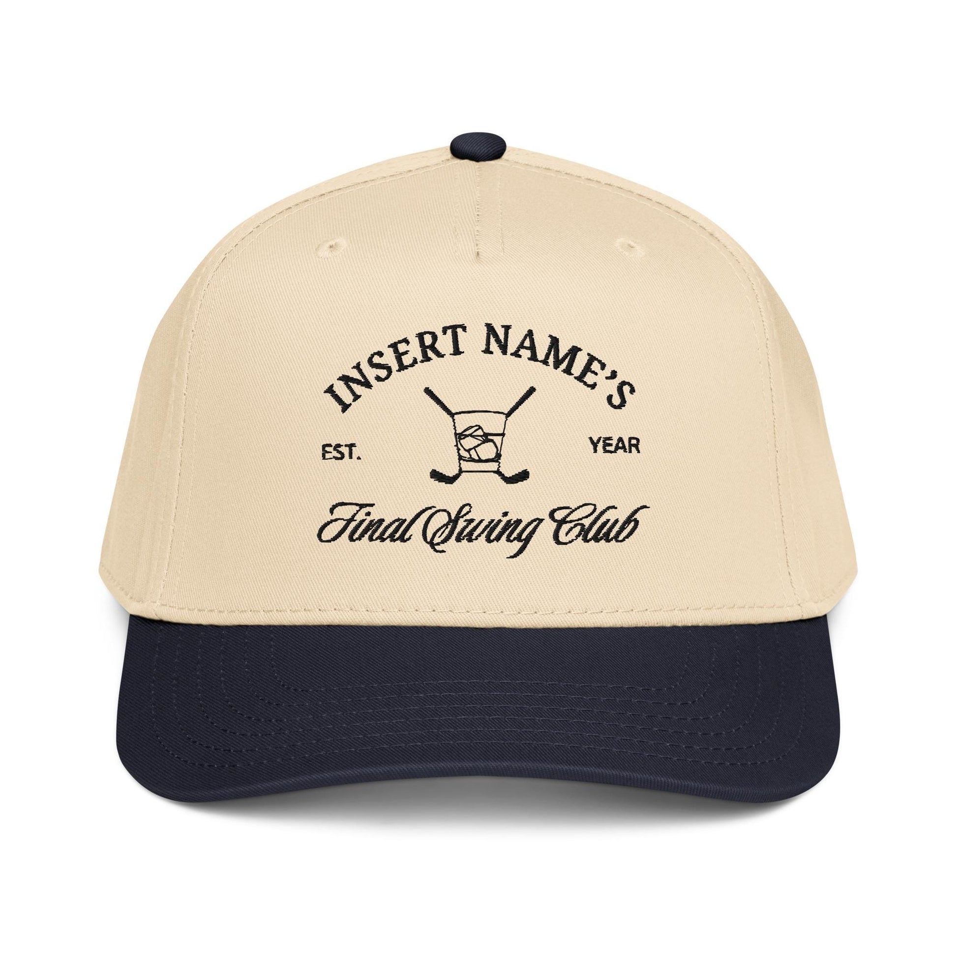 Custom Golf Tournament Two Tone Snapback Embroidered Hat