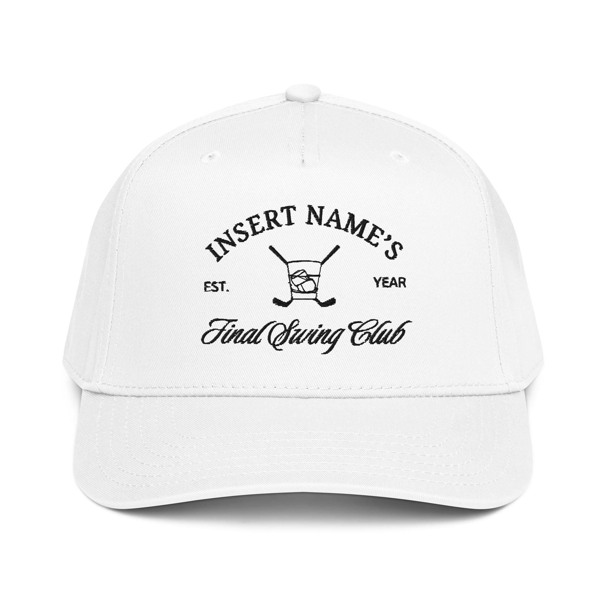 Custom Golf Tournament Two Tone Snapback Embroidered Hat