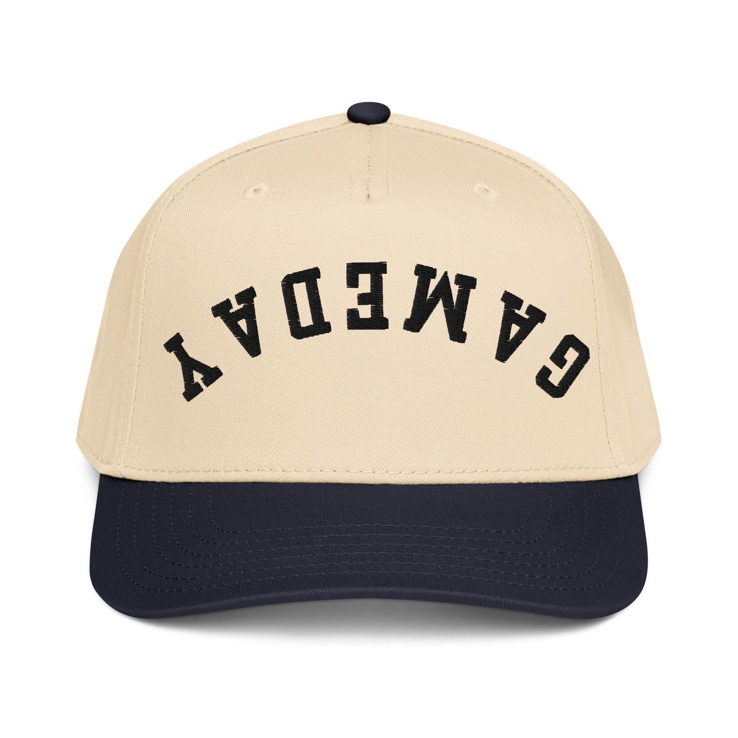 Game Day Upside Down Two Tone Snapback Football Tailgate Hat