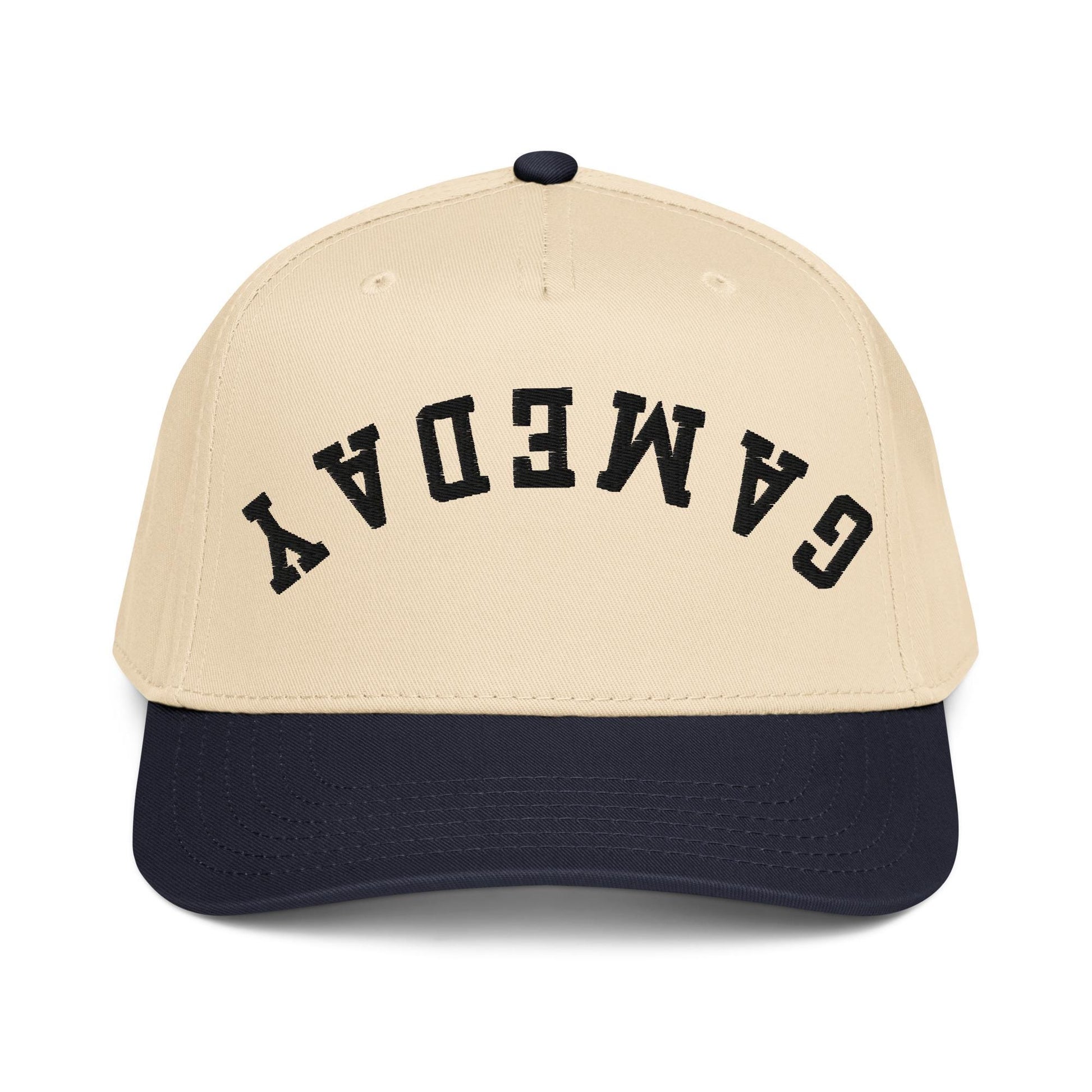 Game Day Upside Down Two Tone Snapback Football Tailgate Hat