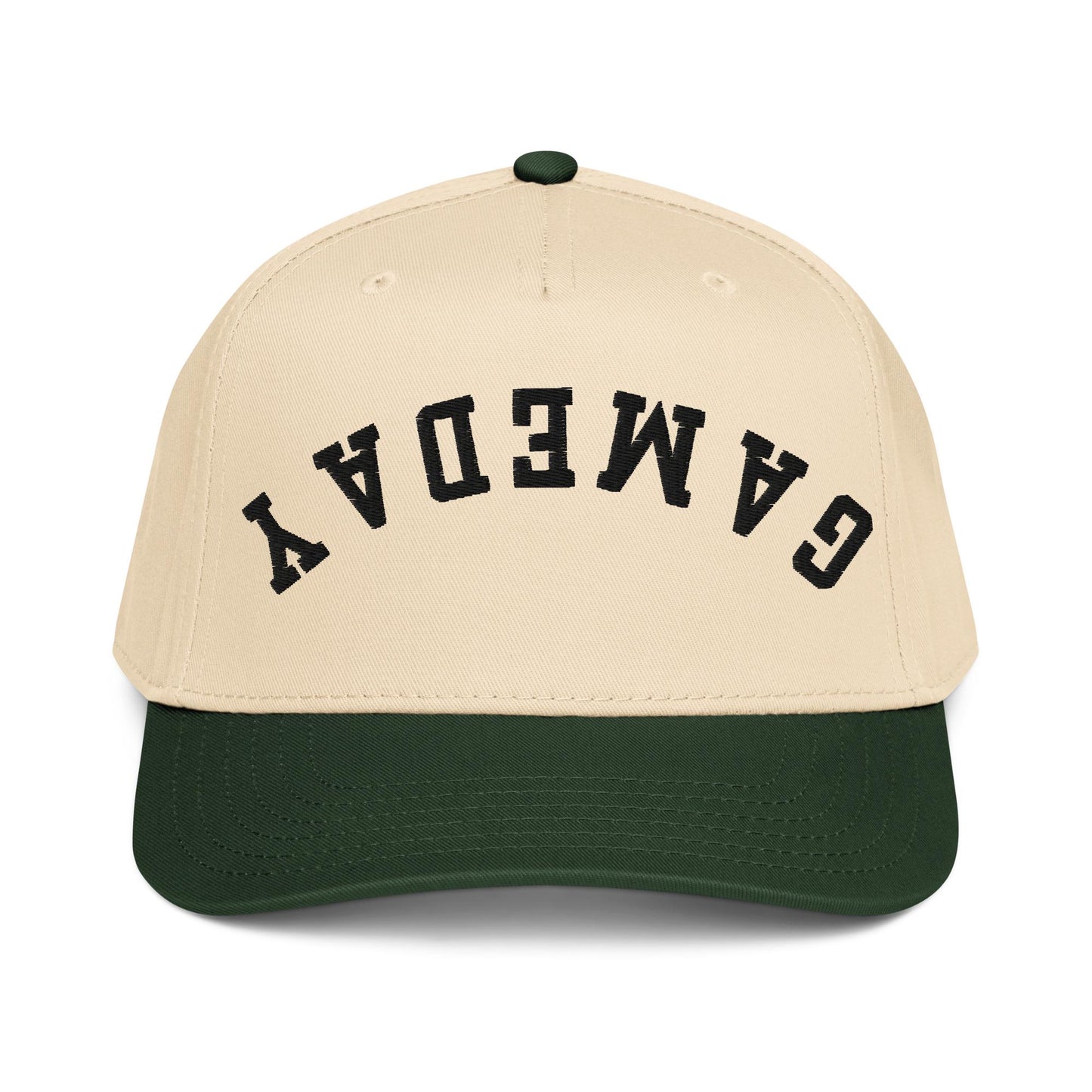 Game Day Upside Down Two Tone Snapback Football Tailgate Hat