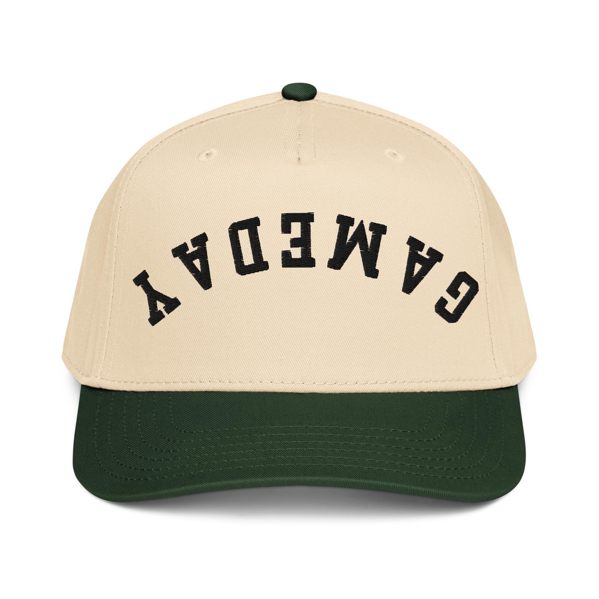 Game Day Upside Down Two Tone Snapback Football Tailgate Hat