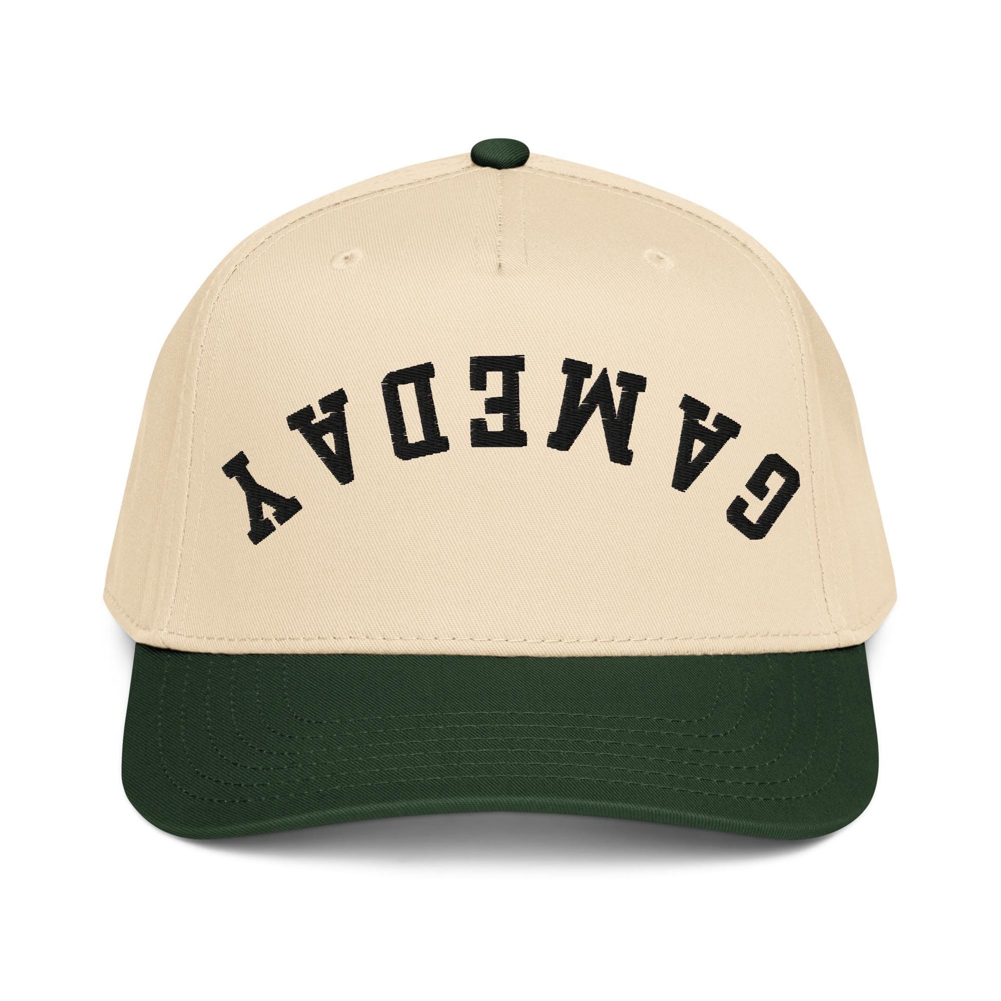 Game Day Upside Down Two Tone Snapback Football Tailgate Hat