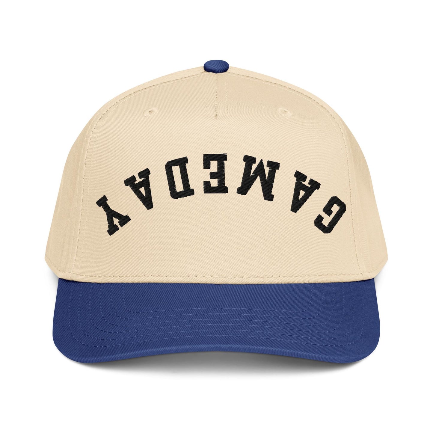 Game Day Upside Down Two Tone Snapback Football Tailgate Hat