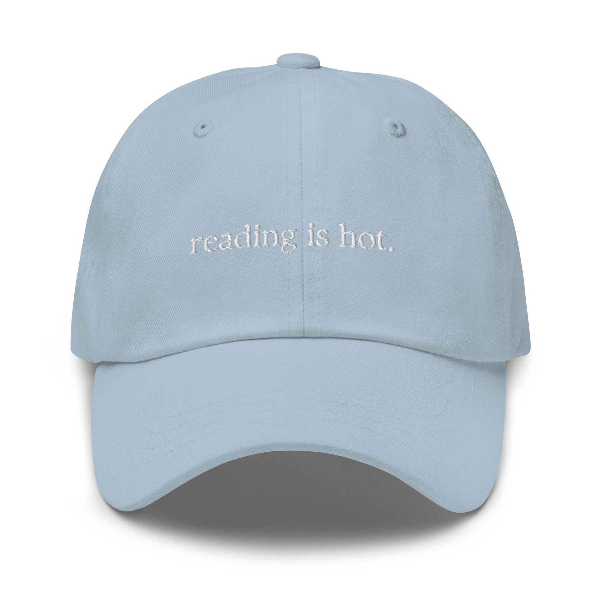 Reading is Hot Hat - For Bookworms, Book Fans and Readers - Cotton embroidered Cap