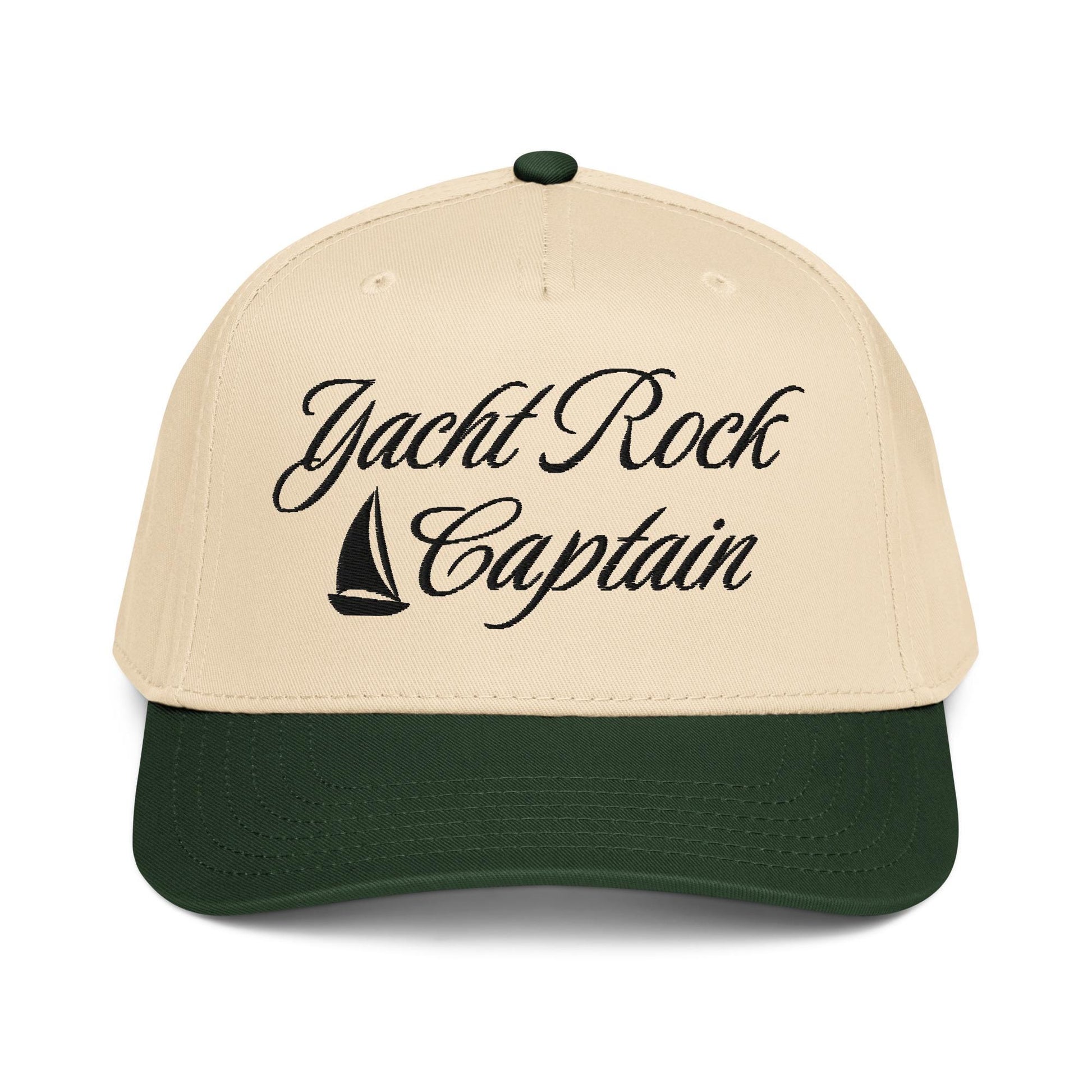 Yacht Rock Captain Two Tone Embroidered 5 Panel Snapback