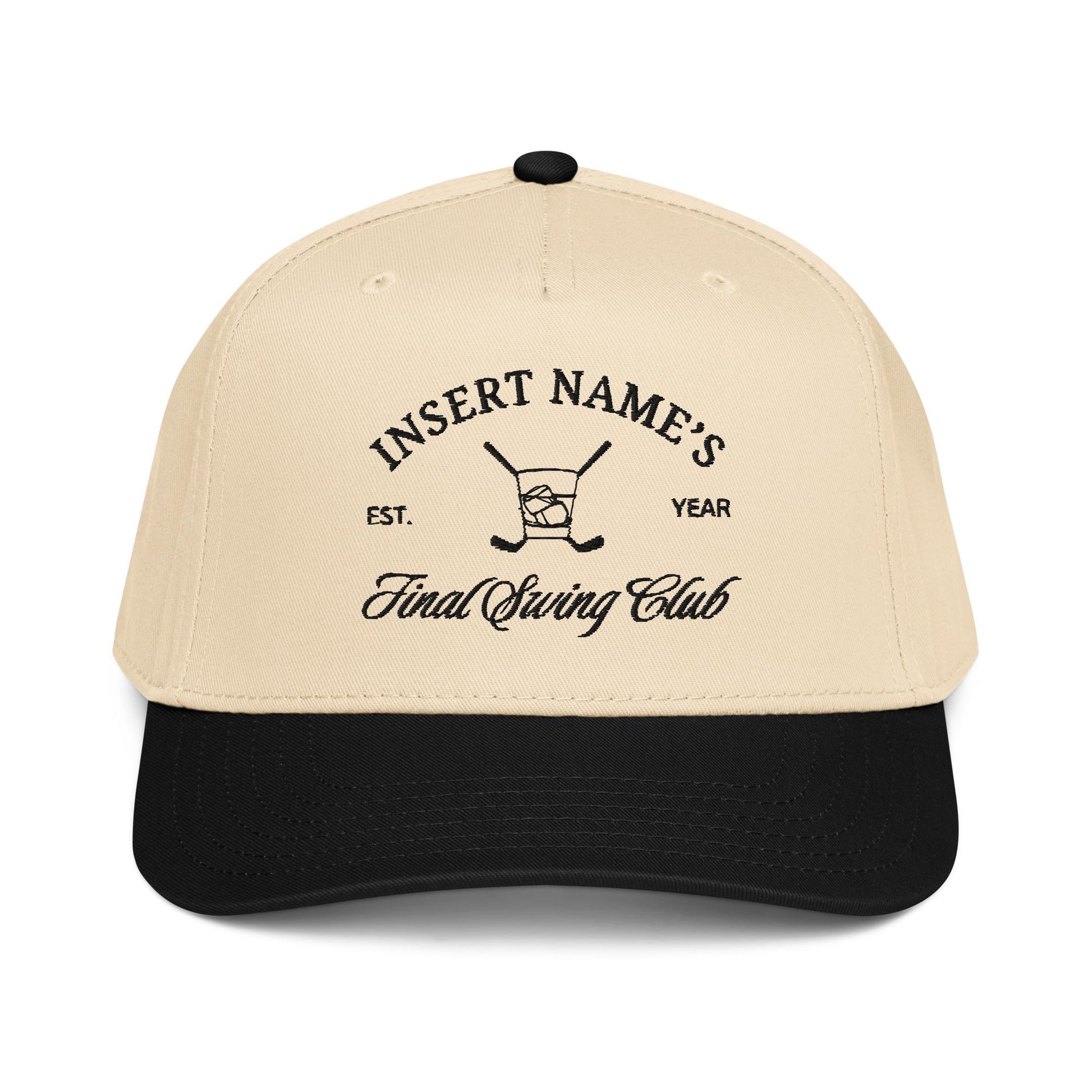 Custom Golf Tournament Two Tone Snapback Embroidered Hat