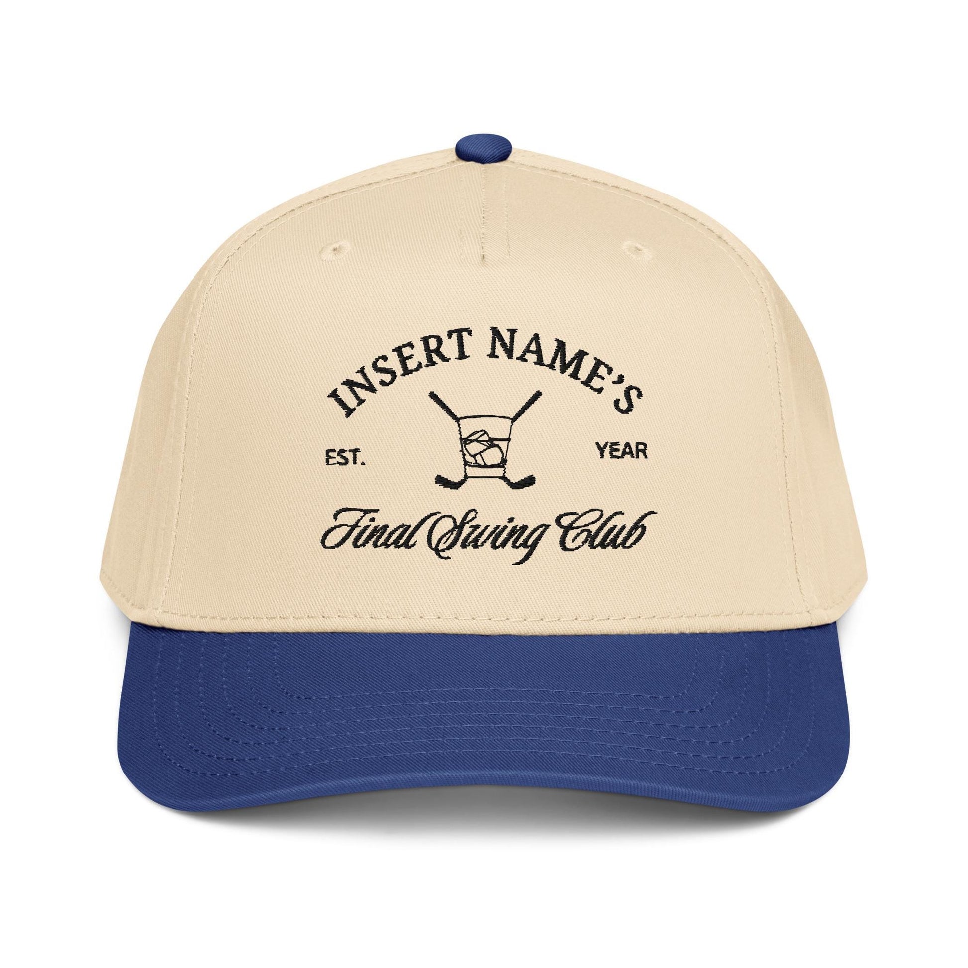 Custom Golf Tournament Two Tone Snapback Embroidered Hat