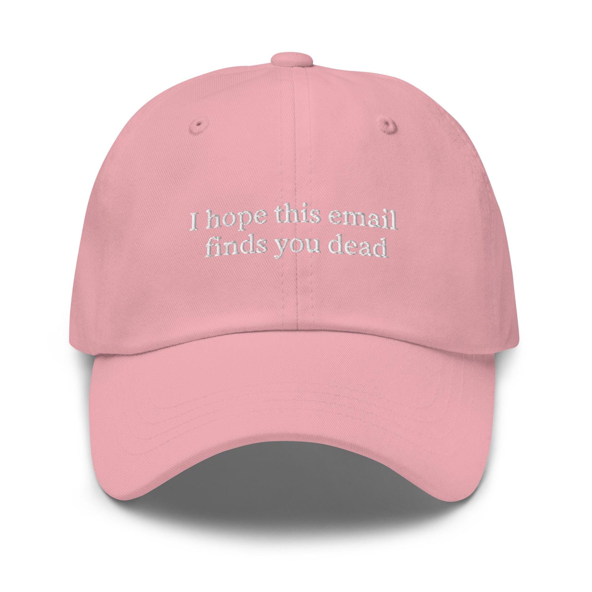 Unsubscribe – Embroidered Workplace Humor Dad Hat, Minimalist Cotton Cap