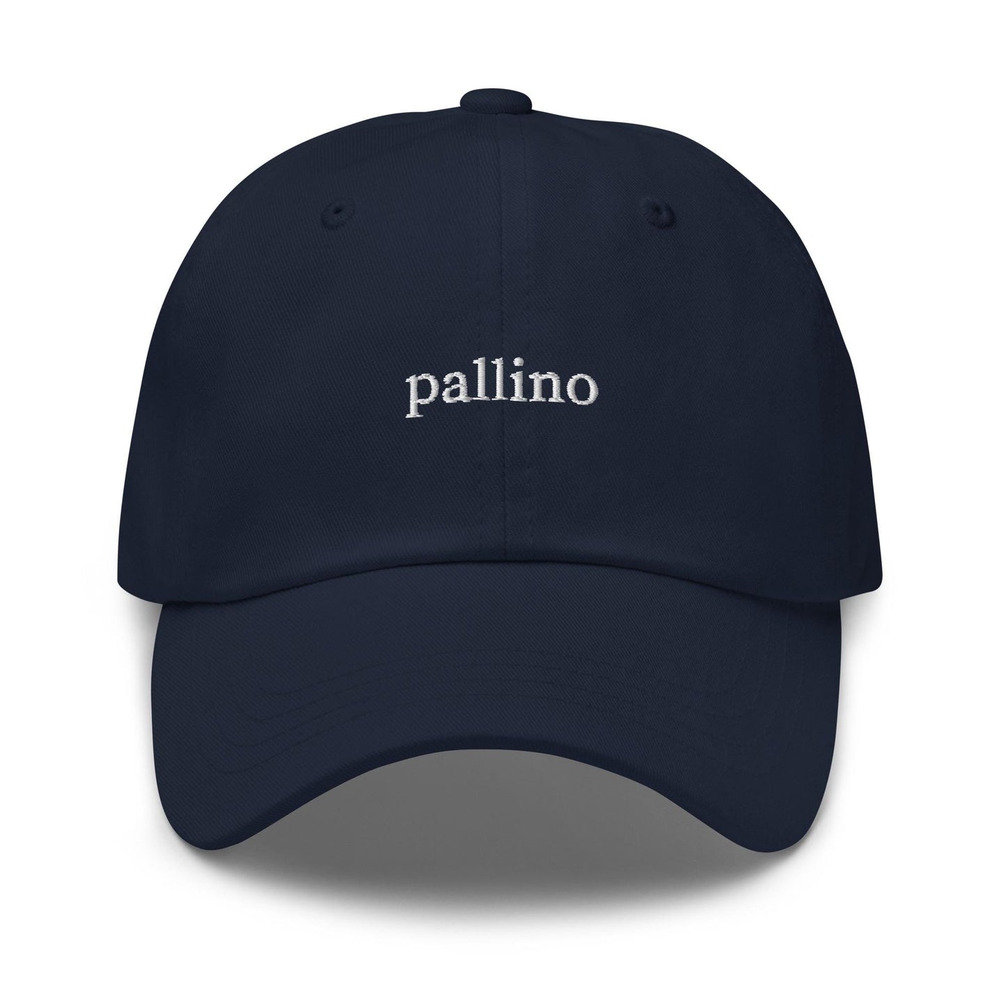 Pallino – Embroidered Minimalist Dad Hat for Bocce Lovers, Lawn Game Cotton Cap