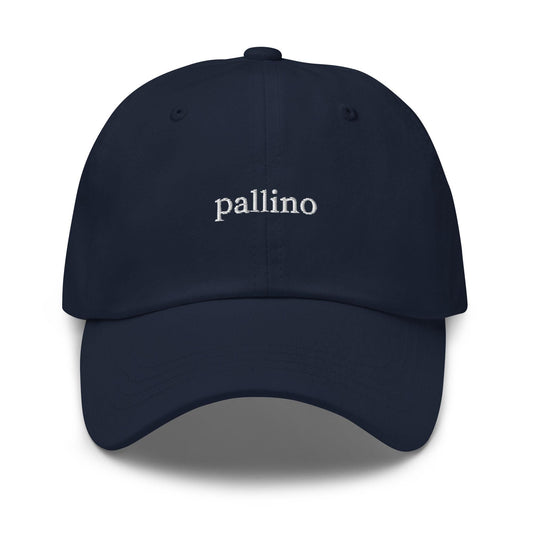 Pallino – Embroidered Minimalist Dad Hat for Bocce Lovers, Lawn Game Cotton Cap