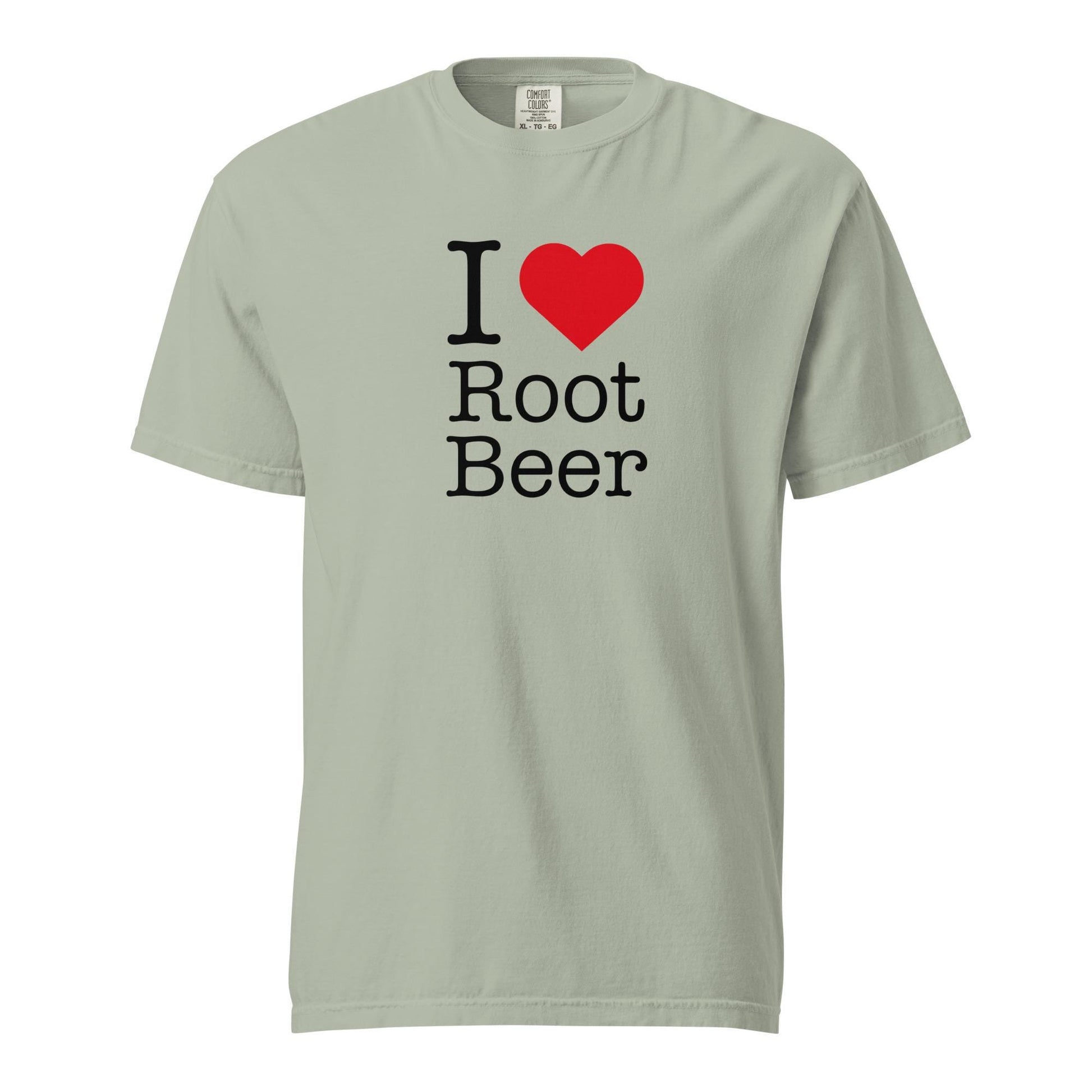 I Love Root Beer Heavyweight Graphic T-Shirt