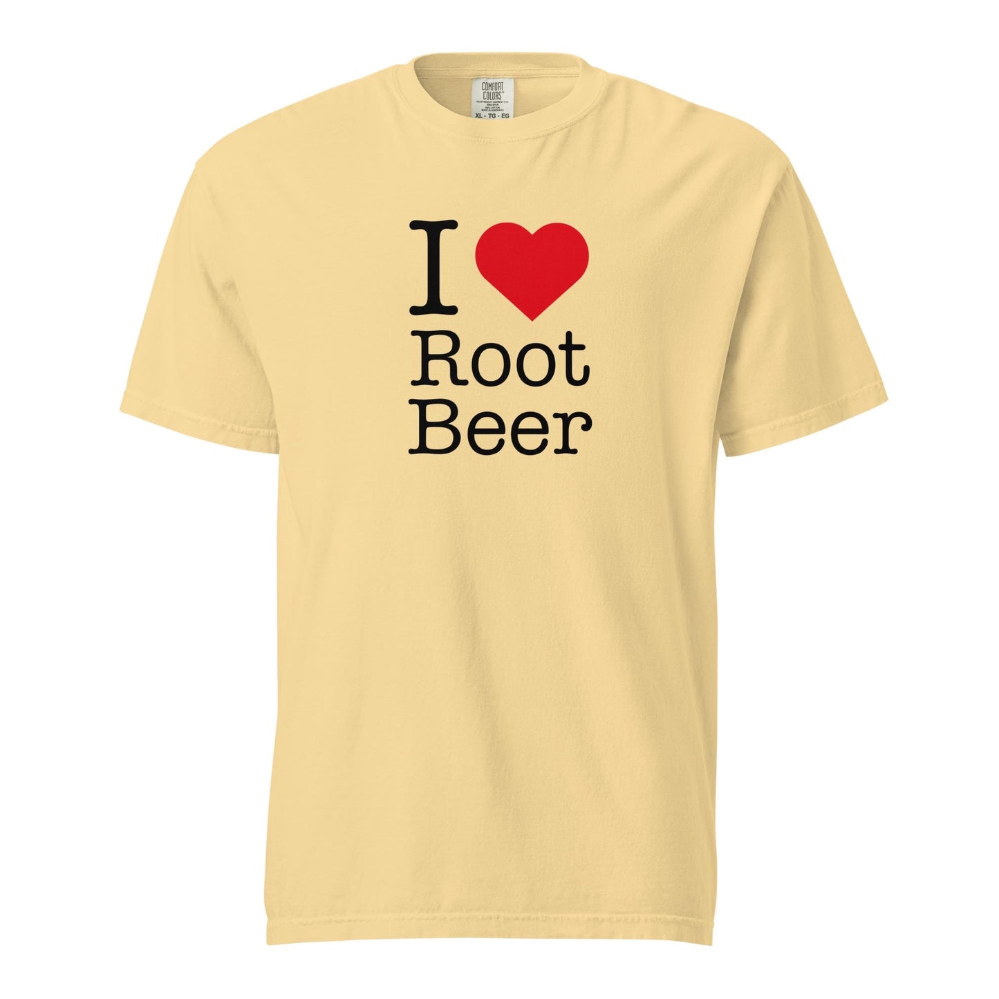 I Love Root Beer Heavyweight Graphic T-Shirt