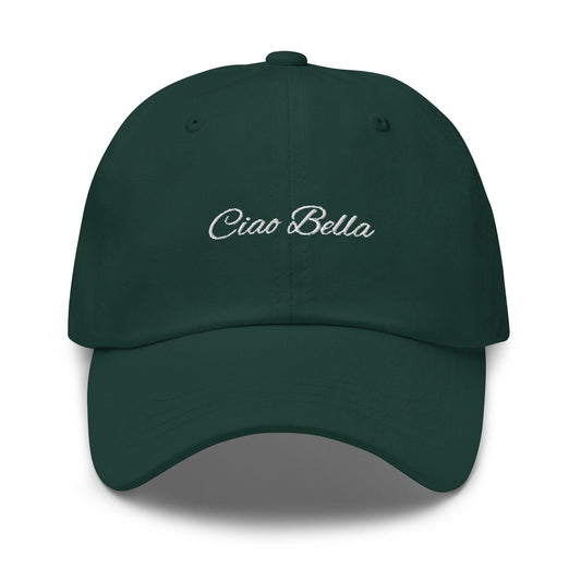 Ciao Bella Cotton Embroidered Adjustable Hat
