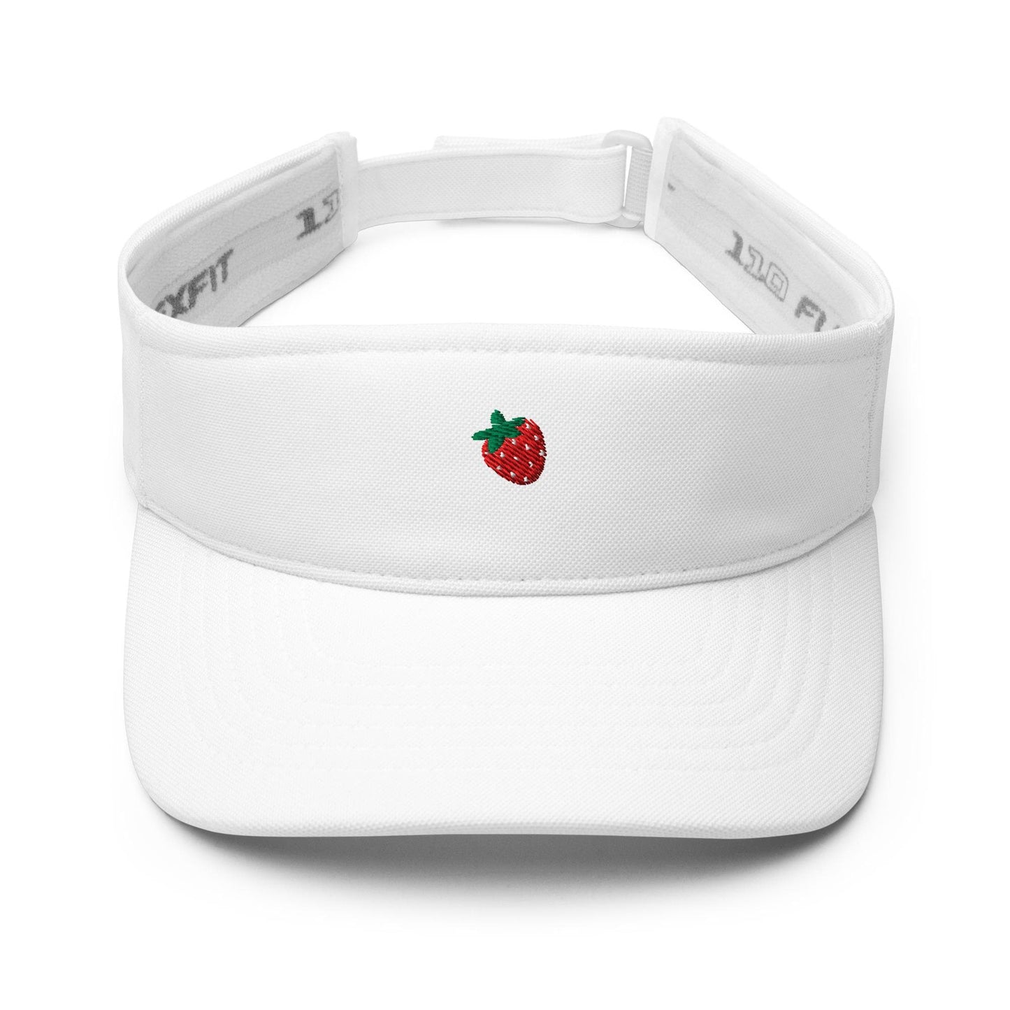 Strawberry Embroidered Sun Visor Tennis, Pickleball and Country Club Cap