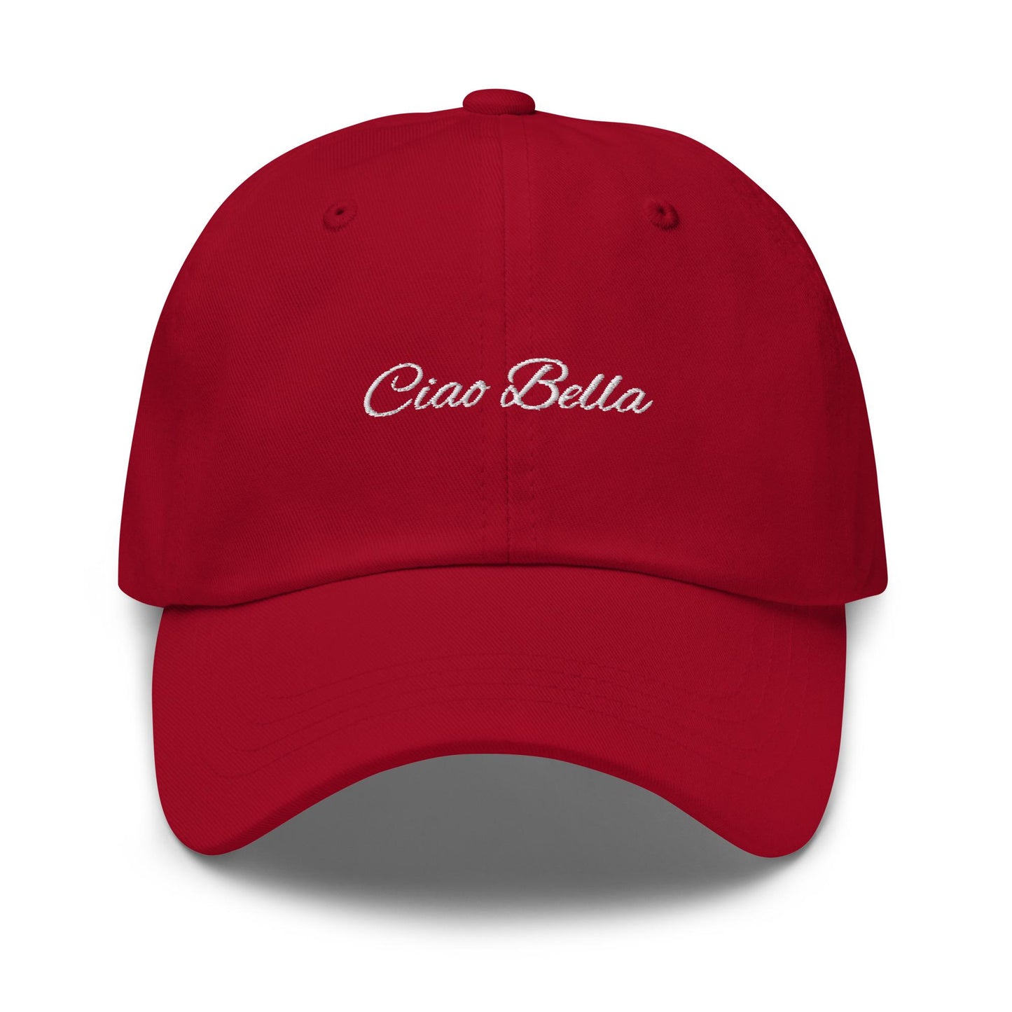 Ciao Bella Cotton Embroidered Adjustable Hat