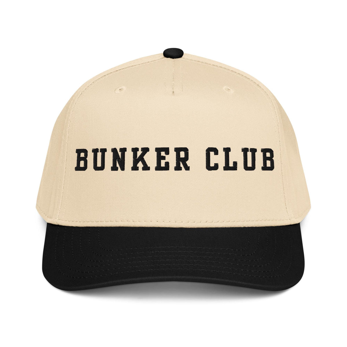 Bunker Club Golf Snapback - Two Tone Retro 5 Panel Hat