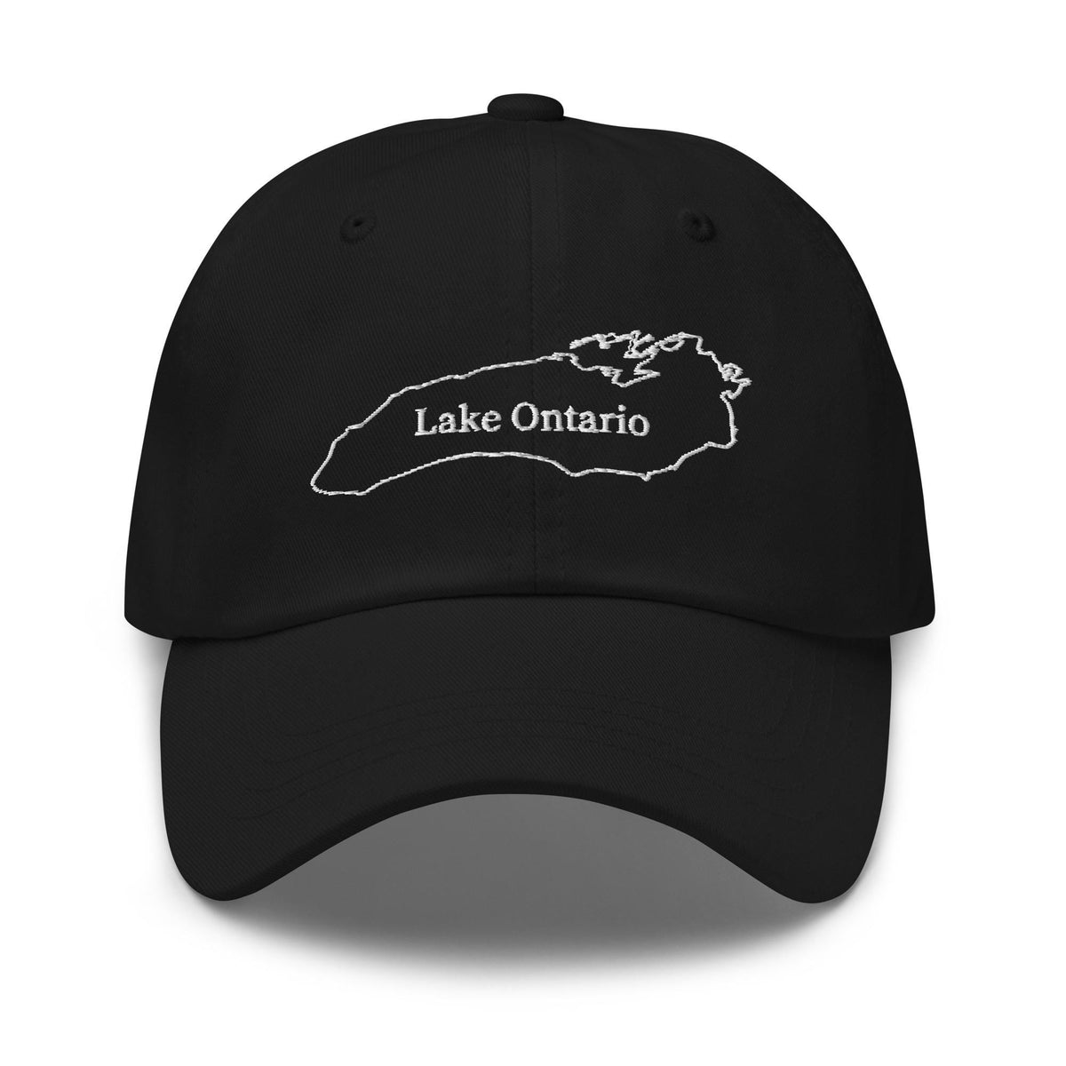 Lake Ontario Map Outline Dad Hat - Canadian Maple Leaf Cap, Now and Always