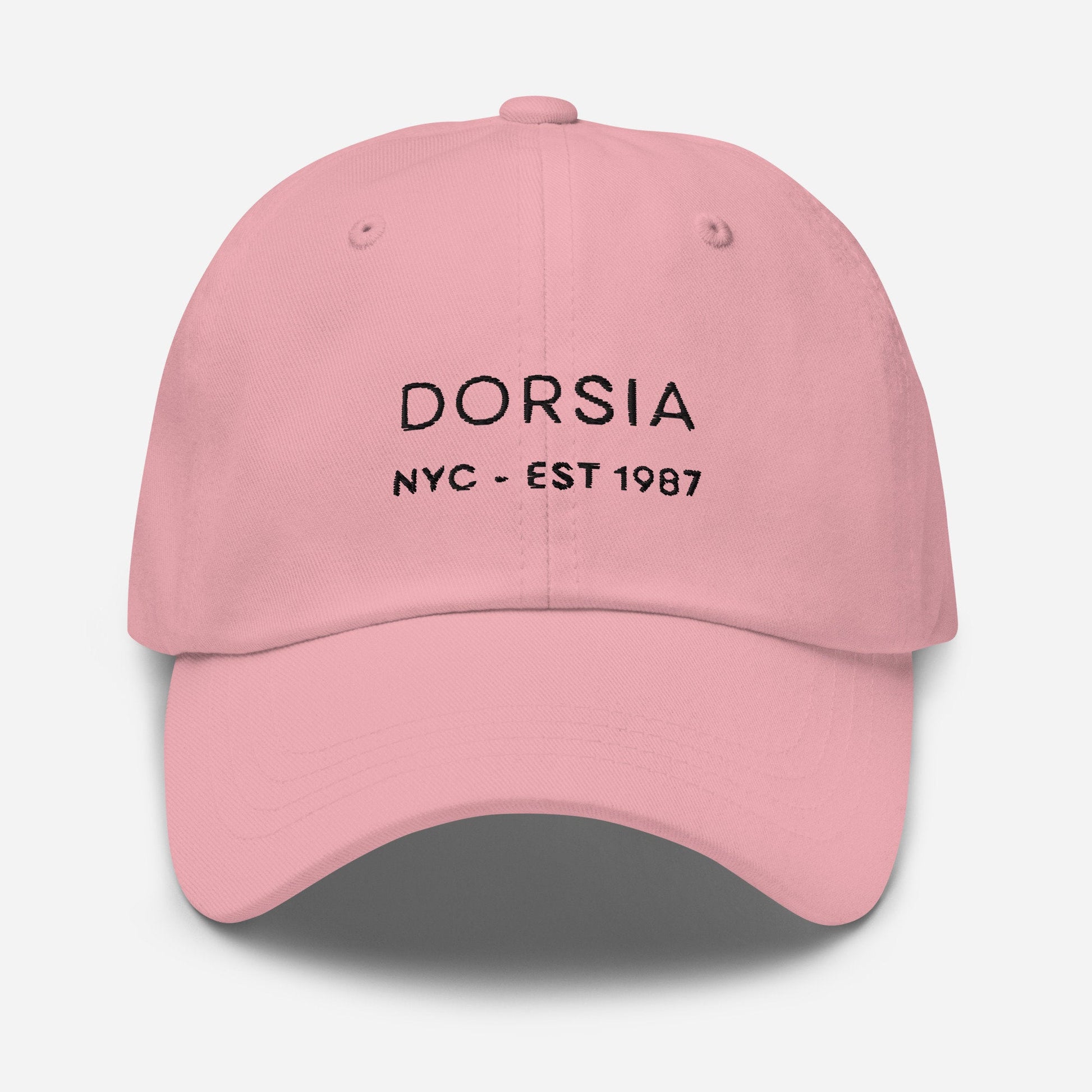 American Psycho Dad Hat - Dorsia Restaurant- Gift for foodie film buffs - Handmade Embroidered Cotton Cap - Evilwater Originals