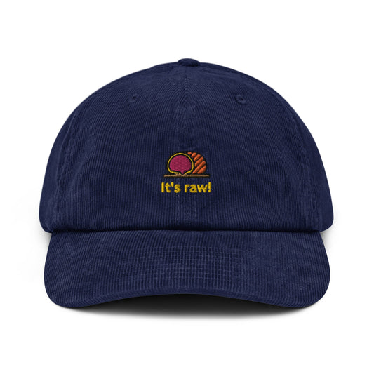 Beef Wellington Corduroy Hat - Gift for Gordon Ramsay and Hell's Kitchen Fans - Handmade embroidered cap - Evilwater Originals