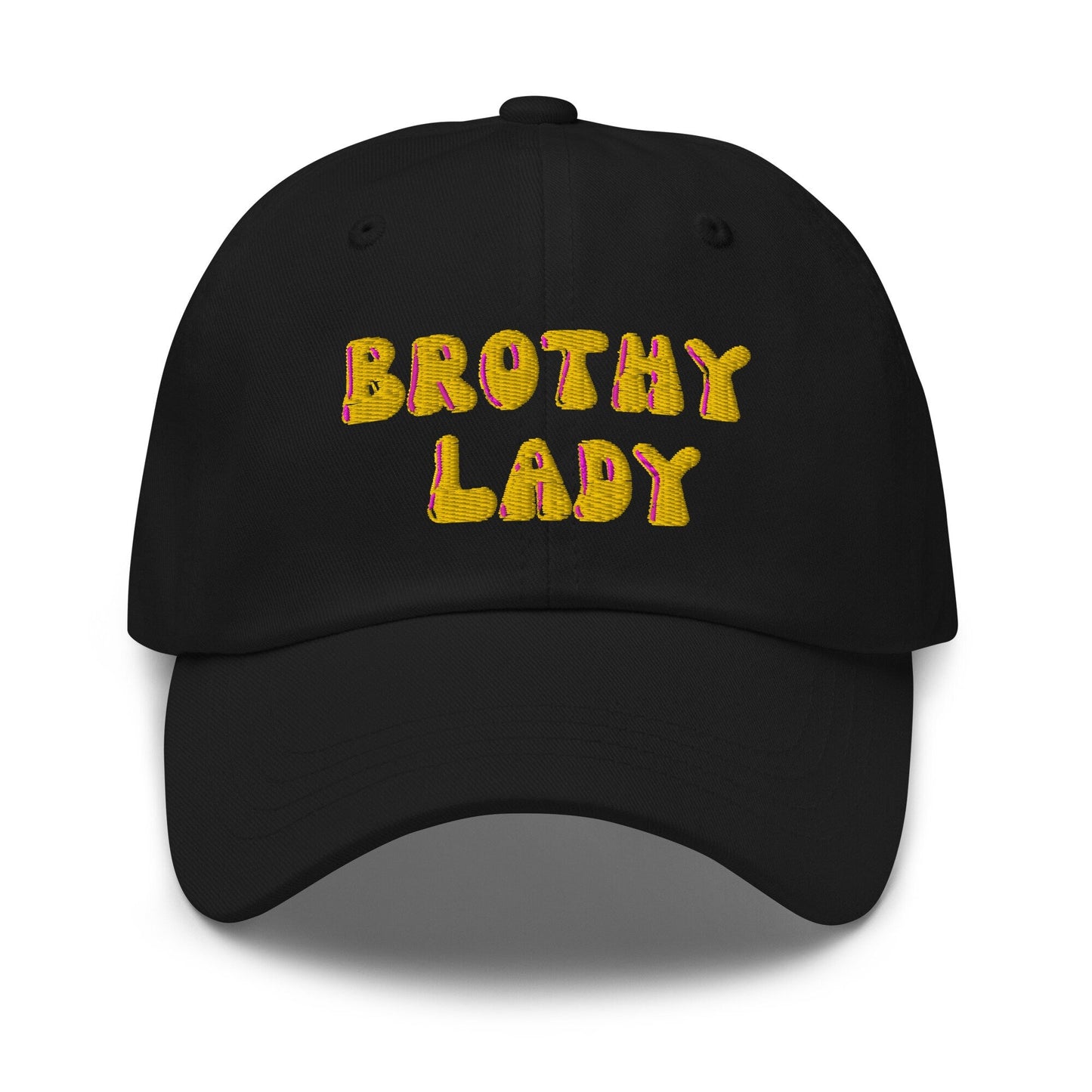 Brothy Lady Soup Dad Hat - Gift for soup lovers and home chefs - Embroidered Cotton Cap - Evilwater Originals