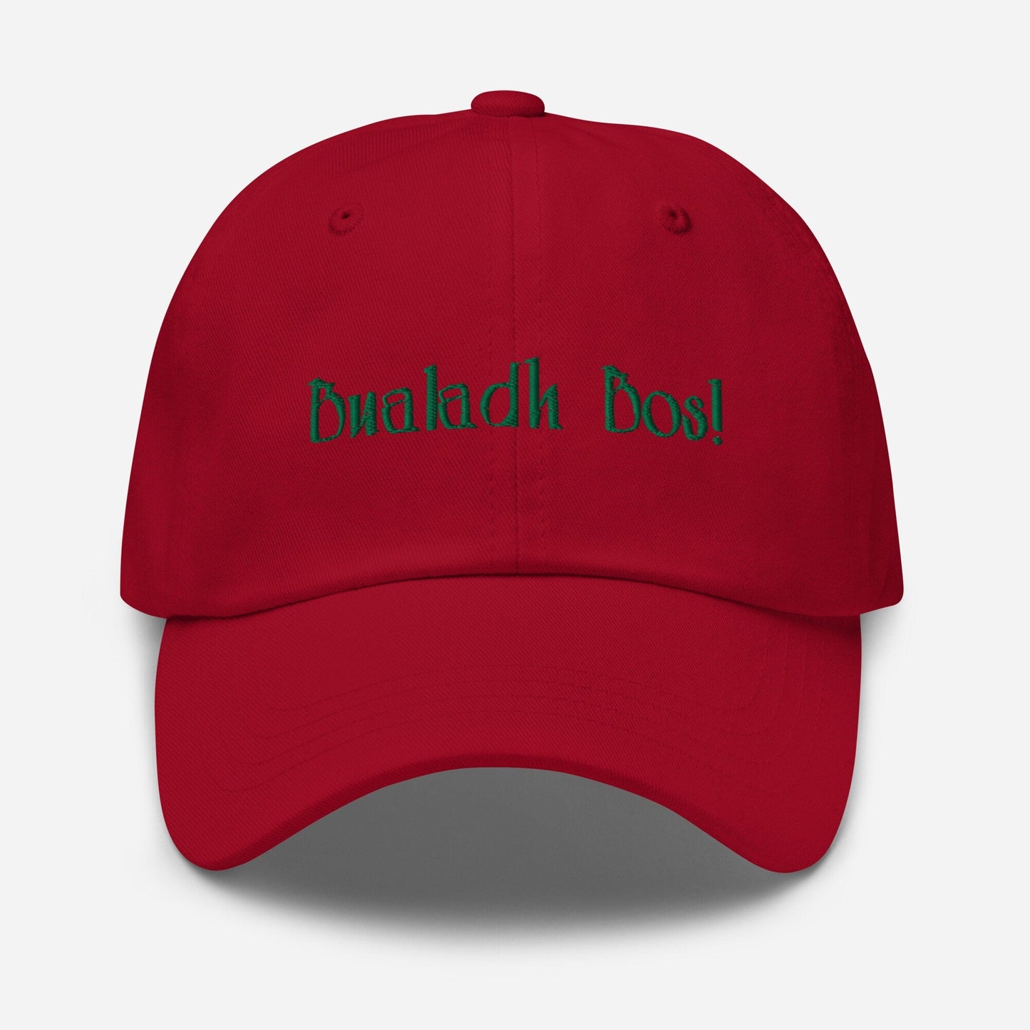 Bualadh bos Dad Hat - Irish Pride Gift, Celtic Applause - Embroidered Cotton Cap - Evilwater Originals