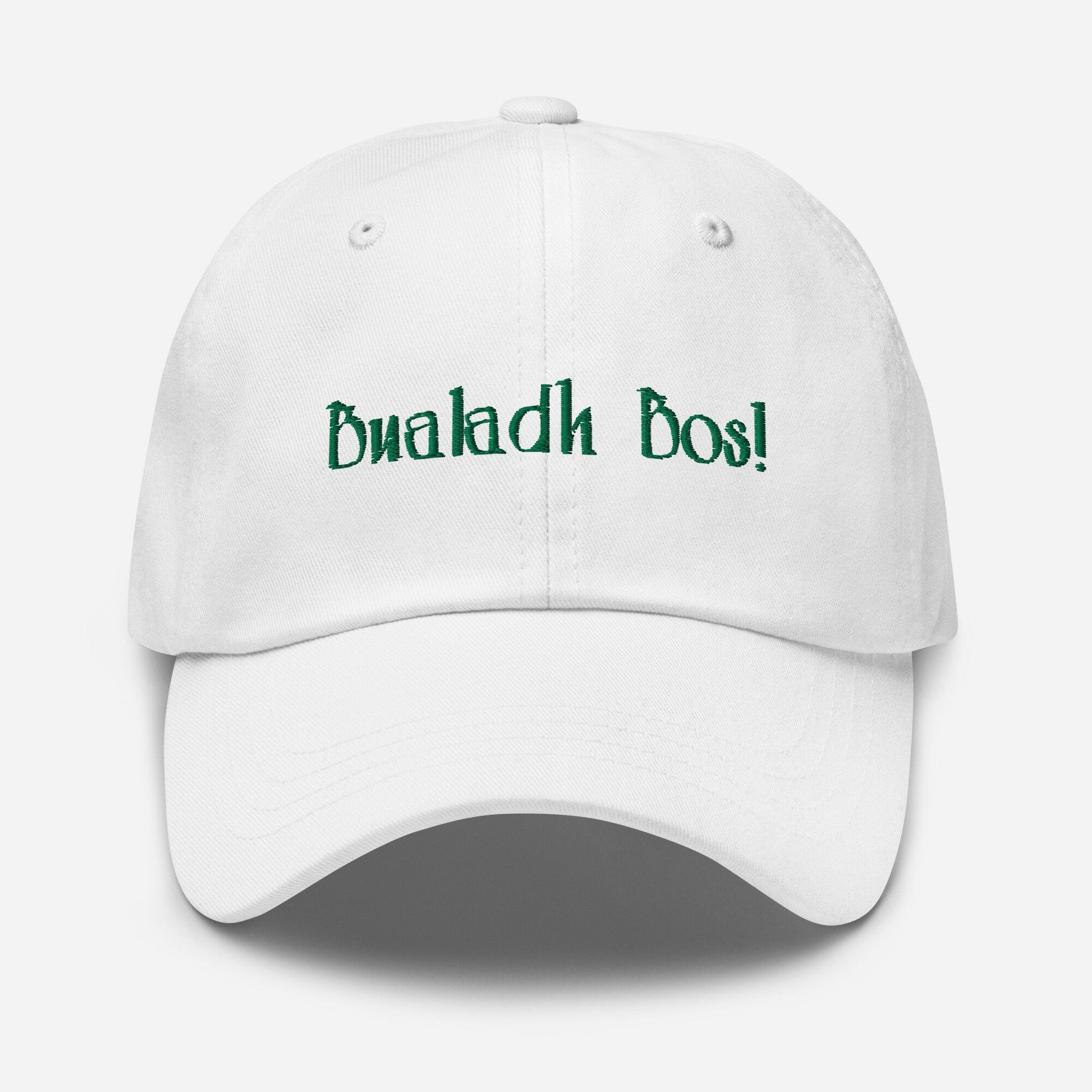 Bualadh bos Dad Hat - Irish Pride Gift, Celtic Applause - Embroidered Cotton Cap - Evilwater Originals