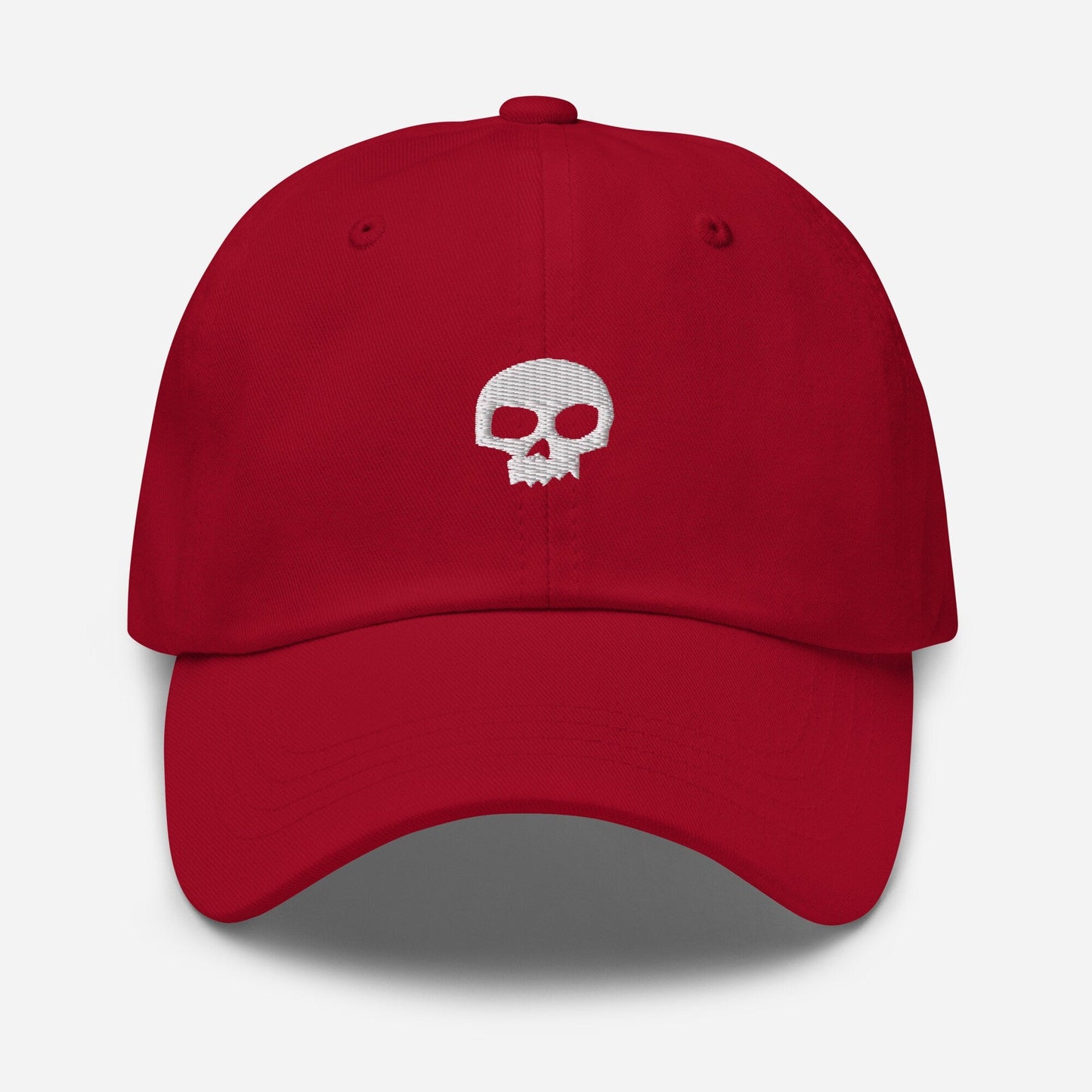 Bully Dad Hat - Sid Inspired Skull - Embroidered Cotton Cap - Evilwater Originals