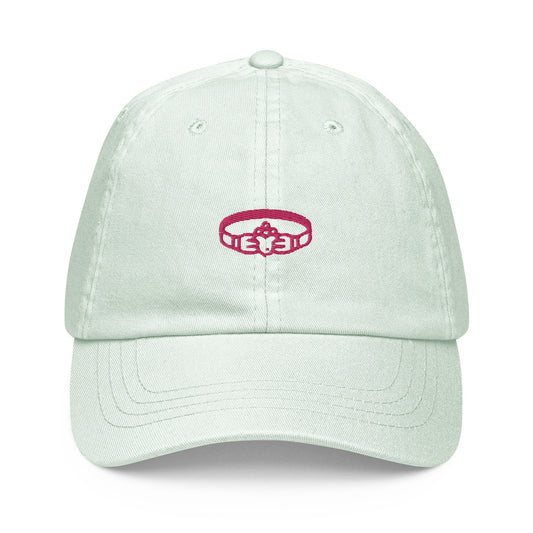 Claddagh Ring Dad Hat - Gift for Irish Romantics - Pastel Cotton Embroidered Cap