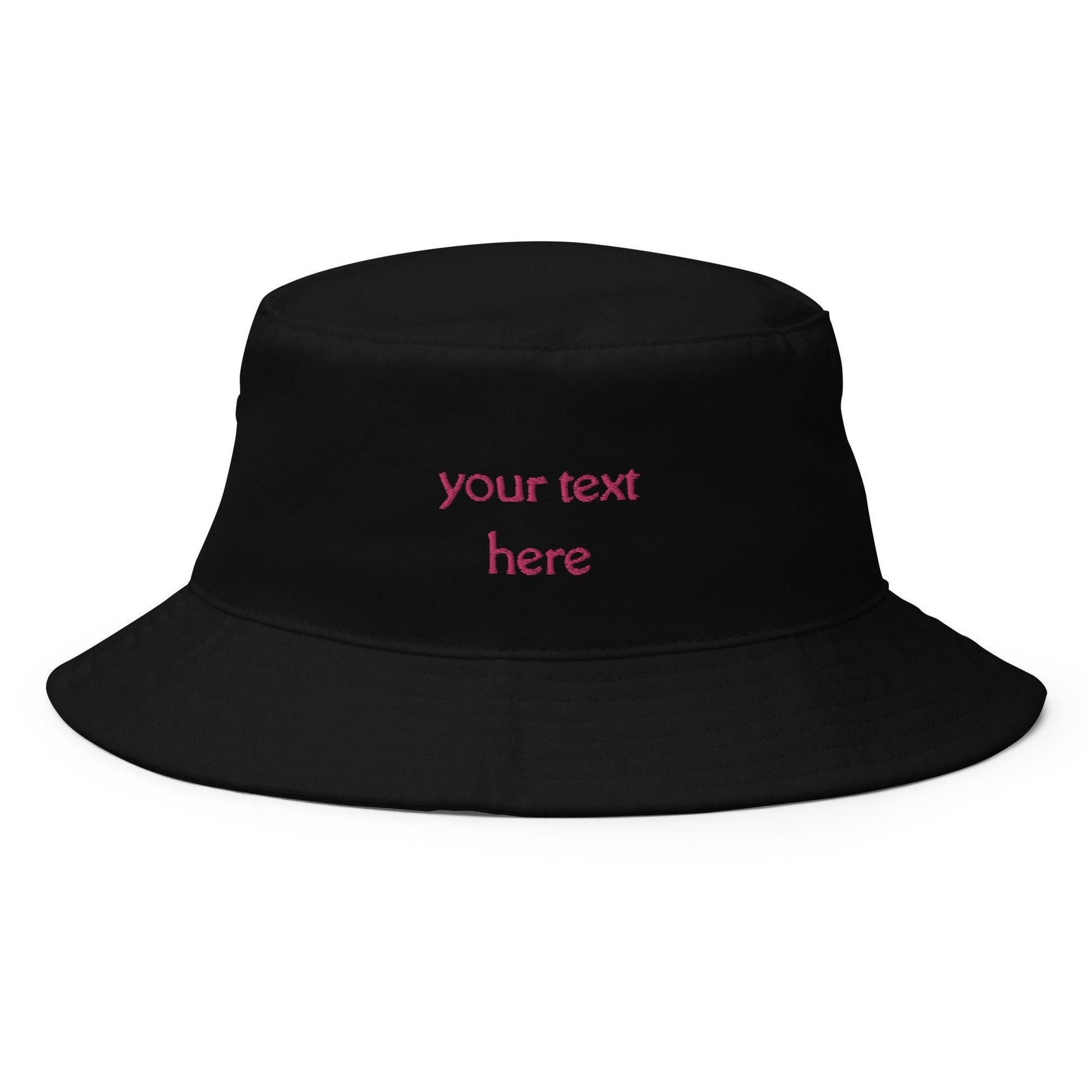 Custom Bespoke Embroidered Bride Bachelorette Squad - Black, Navy or White Bucket Hat - Evilwater Originals