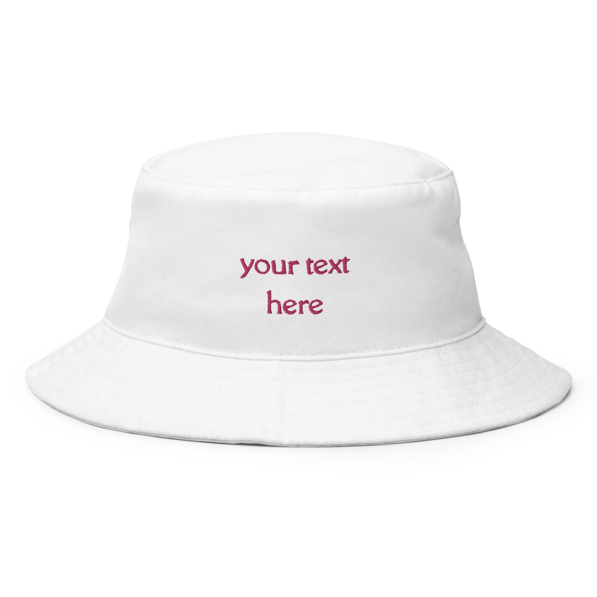 Custom Bespoke Embroidered Bride Bachelorette Squad - Black, Navy or White Bucket Hat - Evilwater Originals