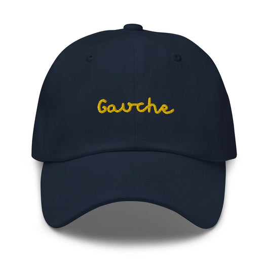 Gauche Dad Hat - Socially Awkward & Unaware - Embroidered Cotton Cap - Multiple Primary Colors - Evilwater Originals