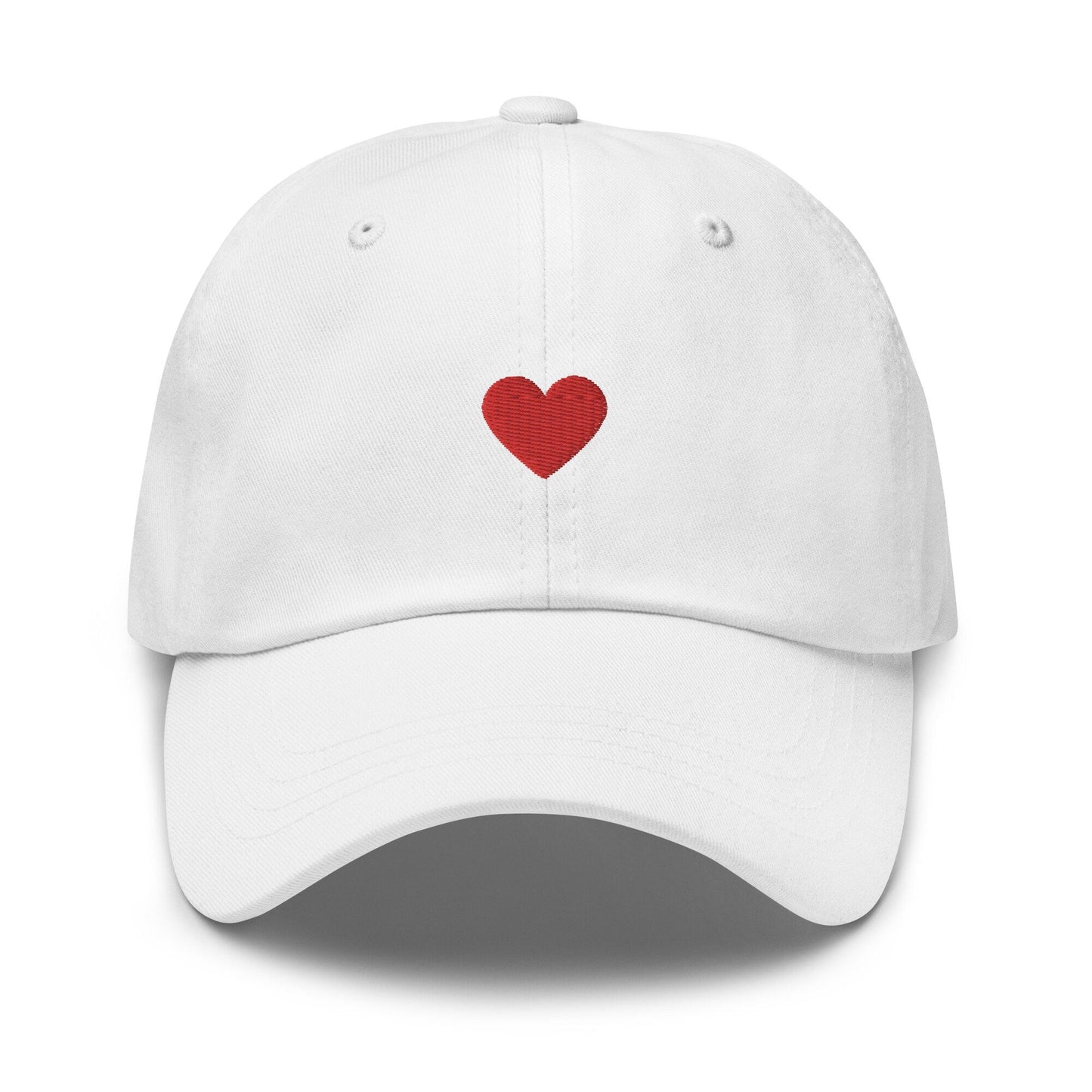 Heart Hat - Cotton Embroidered Baseball Cap