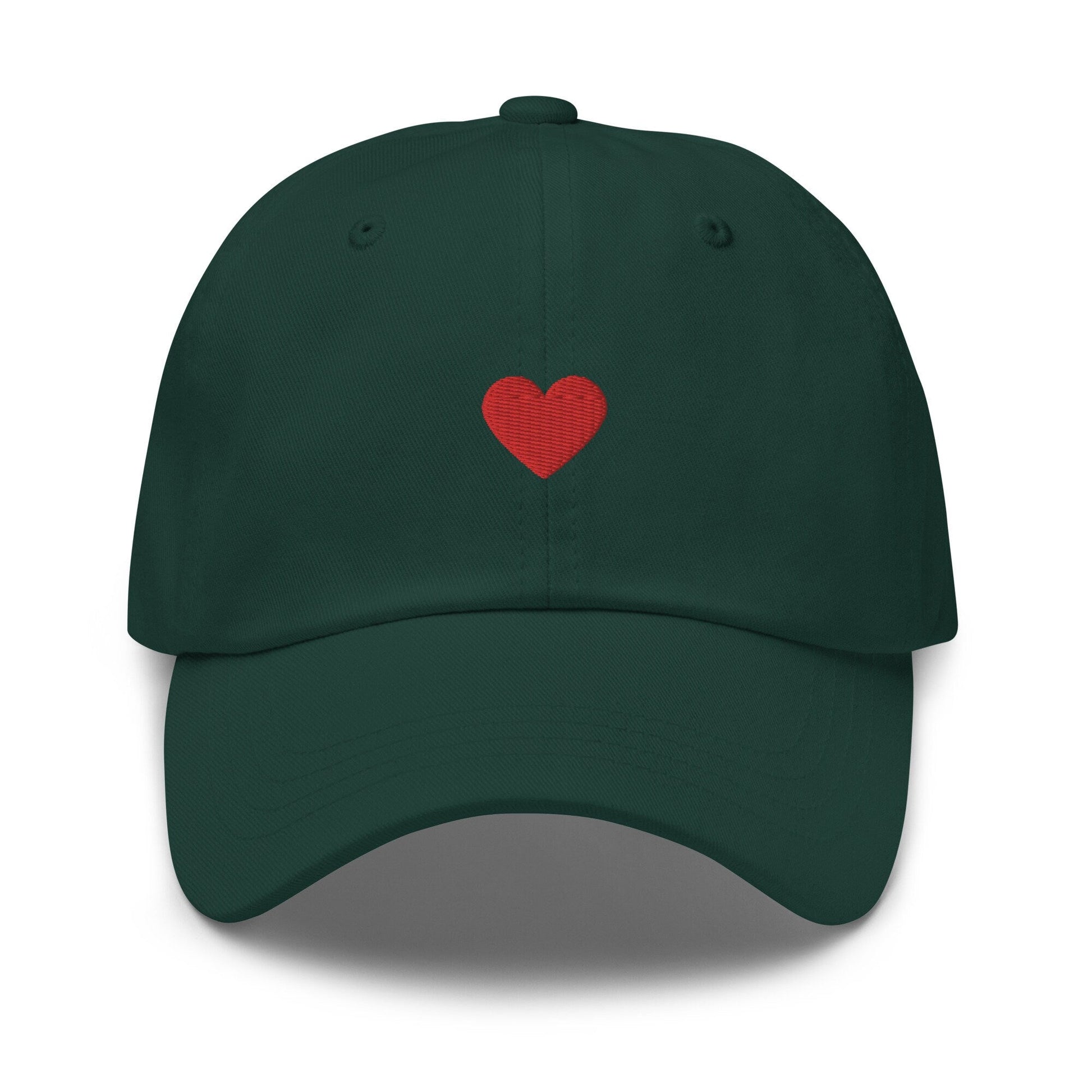 Heart Hat - Cotton Embroidered Baseball Cap