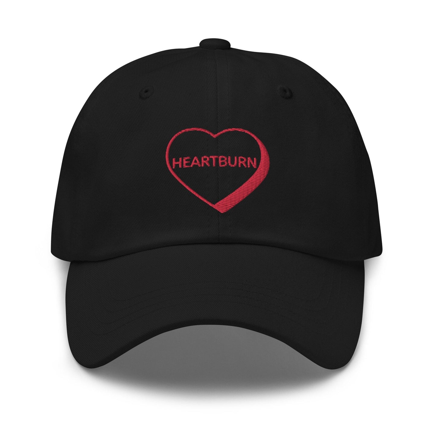 Heartburn Hat - Multiple Colors - Cotton Embroidered Cap - Evilwater Originals