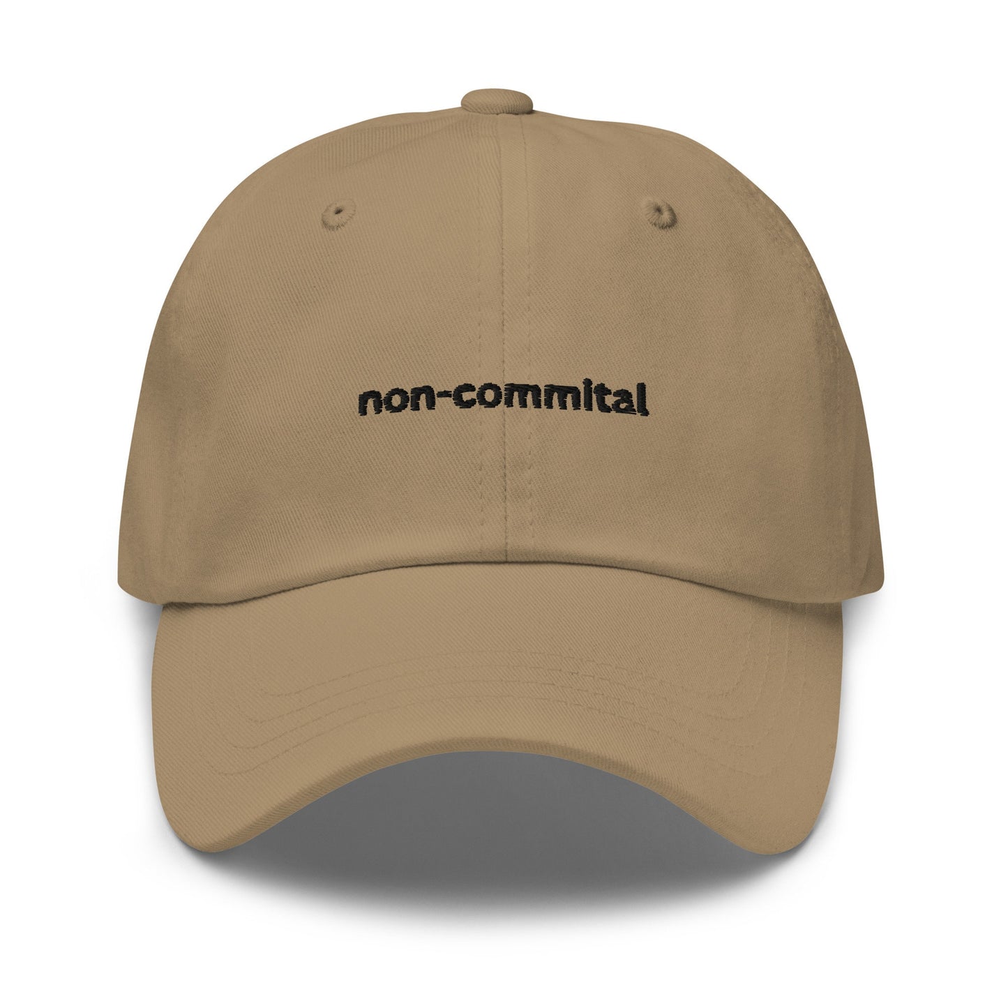 Non-committal Dad Hat - Gift for bestfriends and lovers - Embroidered Cotton Cap