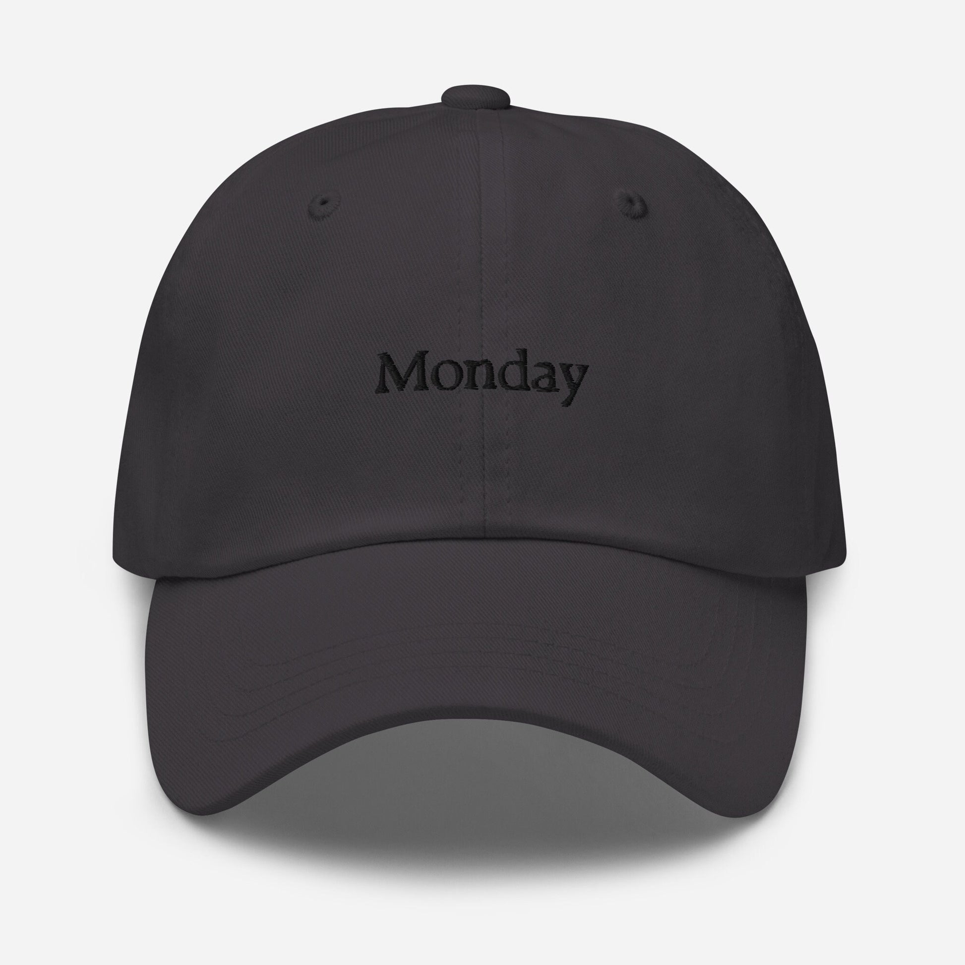 Monday Dad Hat - Daily Embroidered Cotton Cap