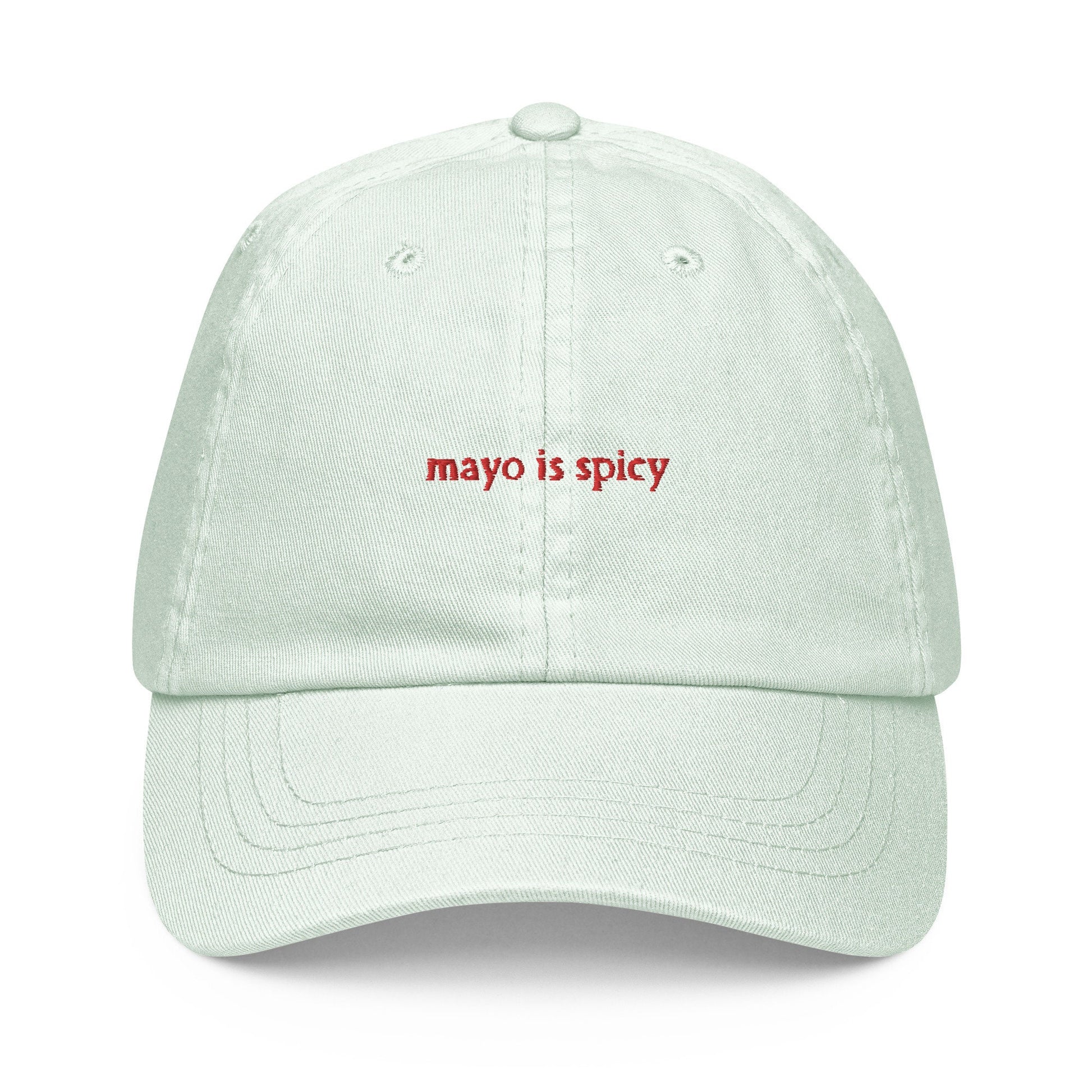 Mayo Dad Hat - Funny Best Friend Gift for Spice Intolerant Babies - Cotton embroidered Cap