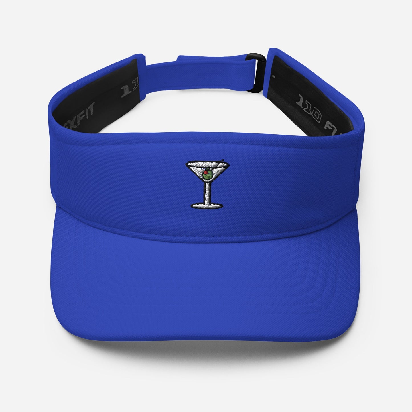 Martini Visor - For Cocktail Lovers, Golfers and Bachelorette Squads - Embroidered Hat - Multiple Colors