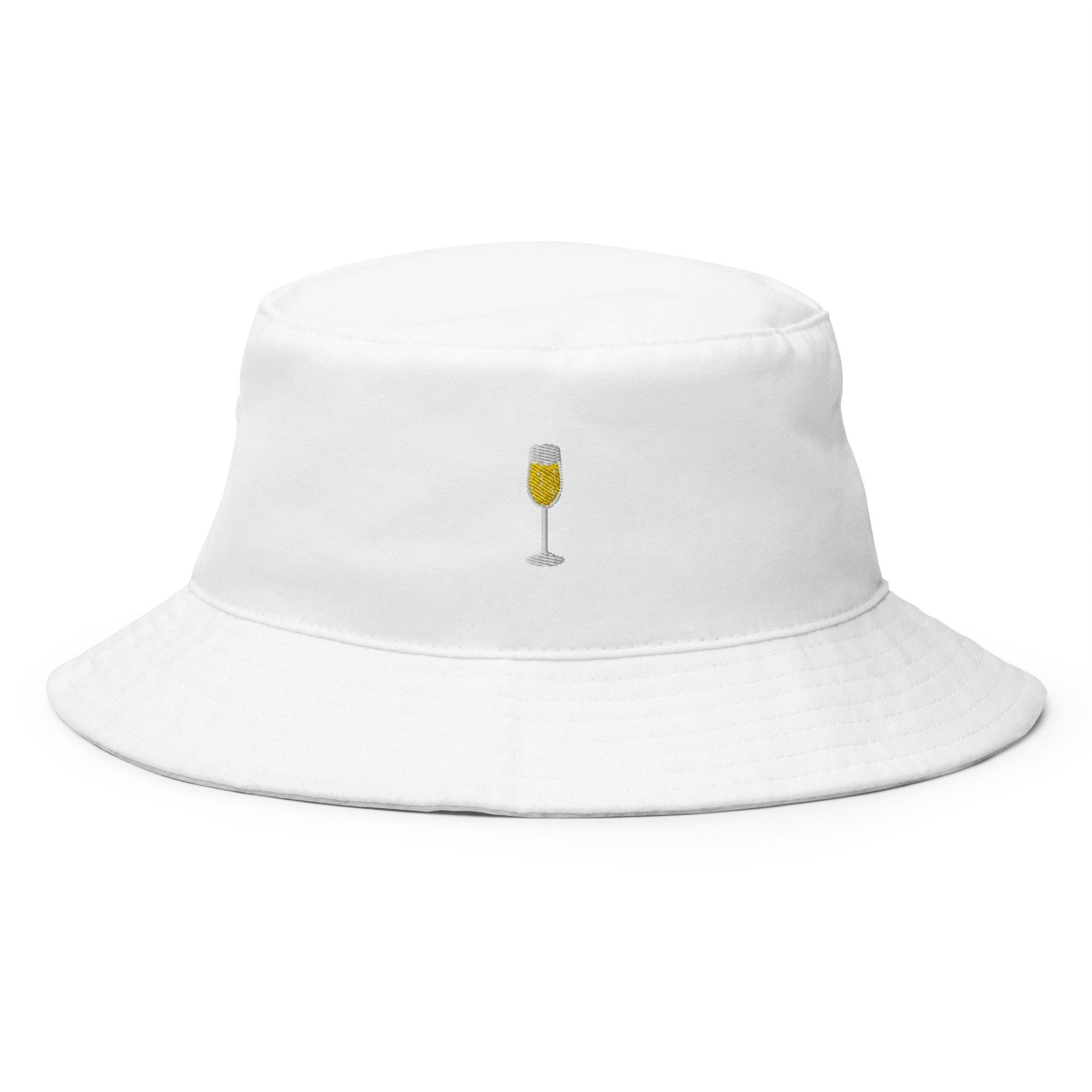 Prosecco Bucket Hat - Gift for Italian Wine Lovers & Bubbly Stans - Cotton Embroidered - Multiple Colors - Customizable