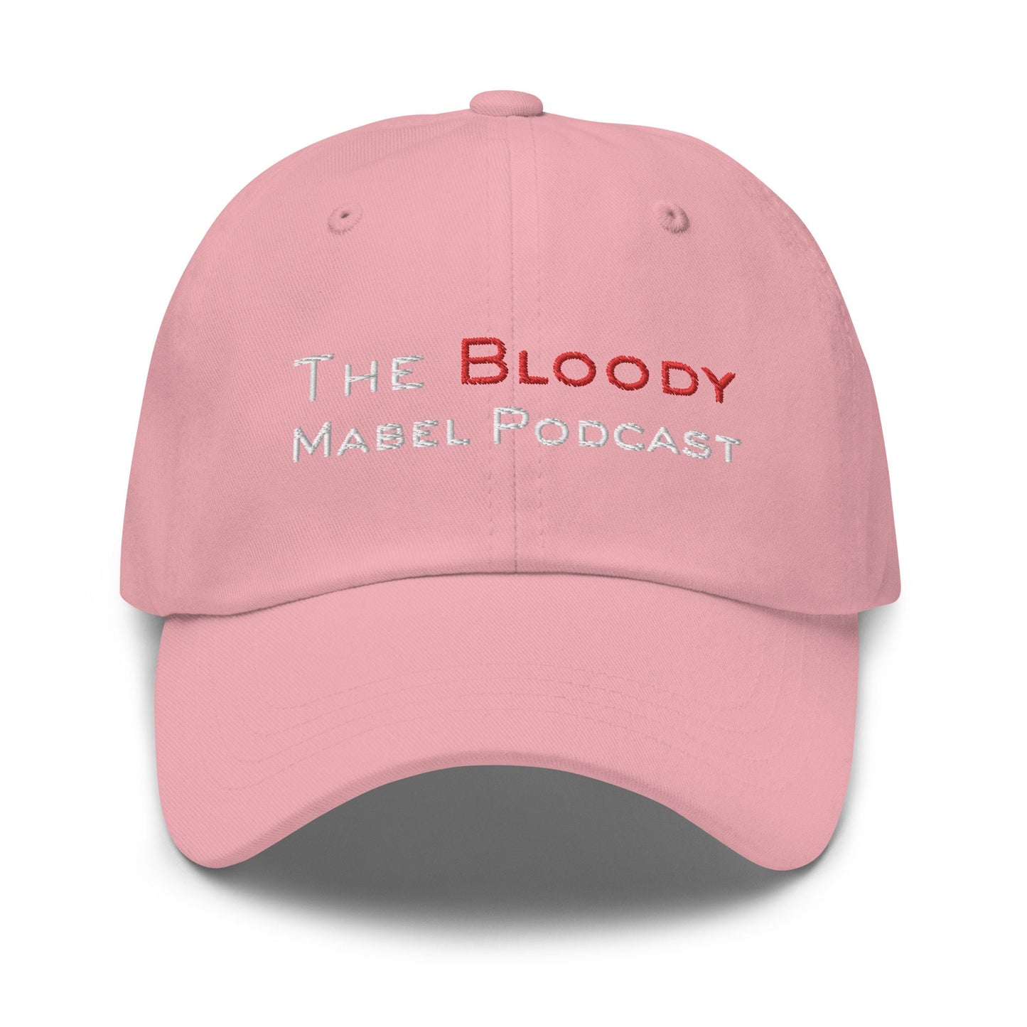 The Bloody Mabel Podcast Hat - OMITB Fan Gift - Only Murders In the Building Cotton Embroidered Cap - Multiple Colors