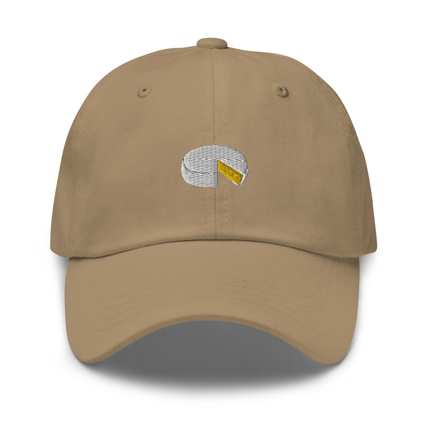 Brie Dad Hat - Gift for Cheese Lovers - Minimalist Embroidered Cap - Multiple Colours
