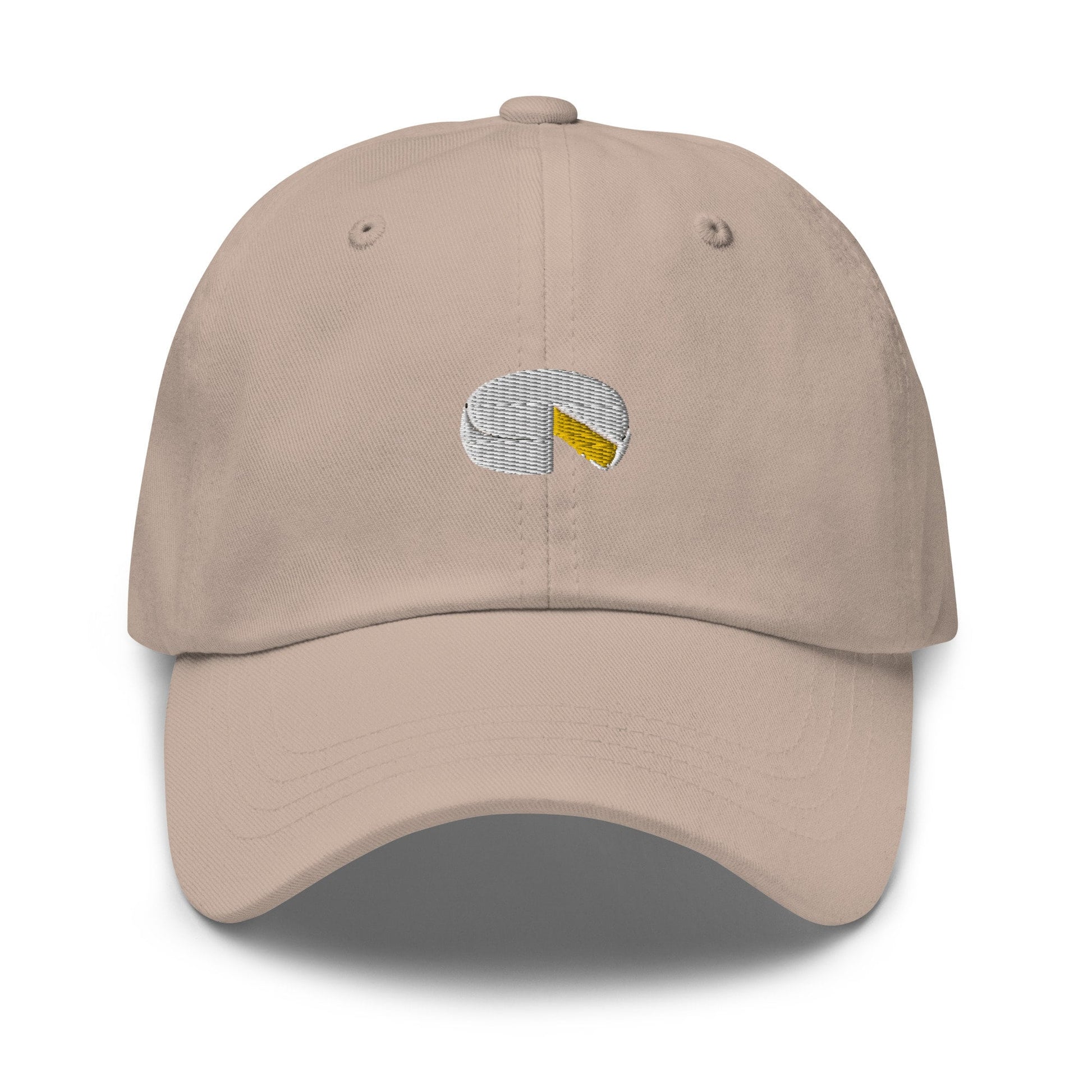 Brie Dad Hat - Gift for Cheese Lovers - Minimalist Embroidered Cap - Multiple Colours