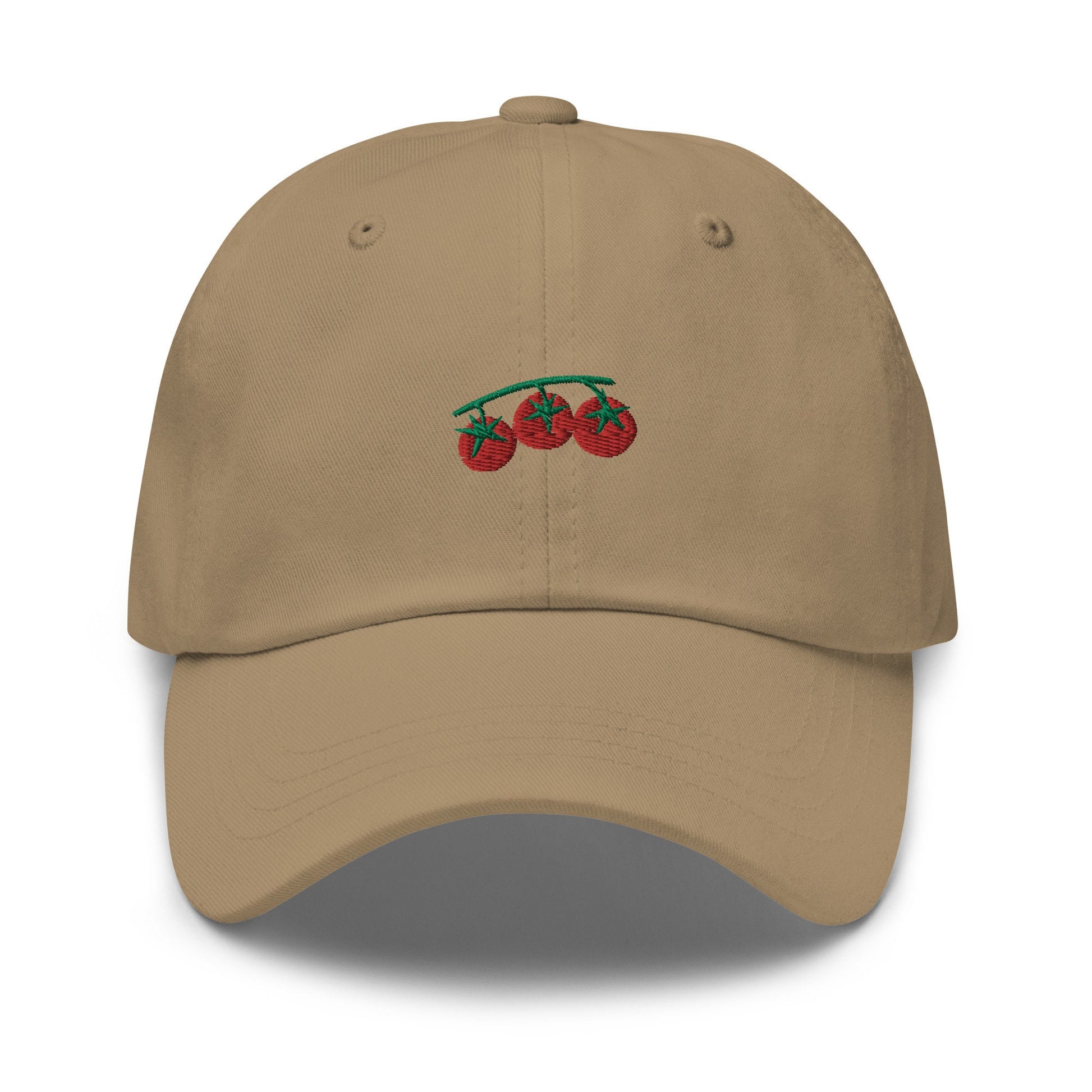 Tomato Vine Dad Hat - Italian Food Lovers - Tomato Gift - Cotton Embroidered Cap - Multiple Colors
